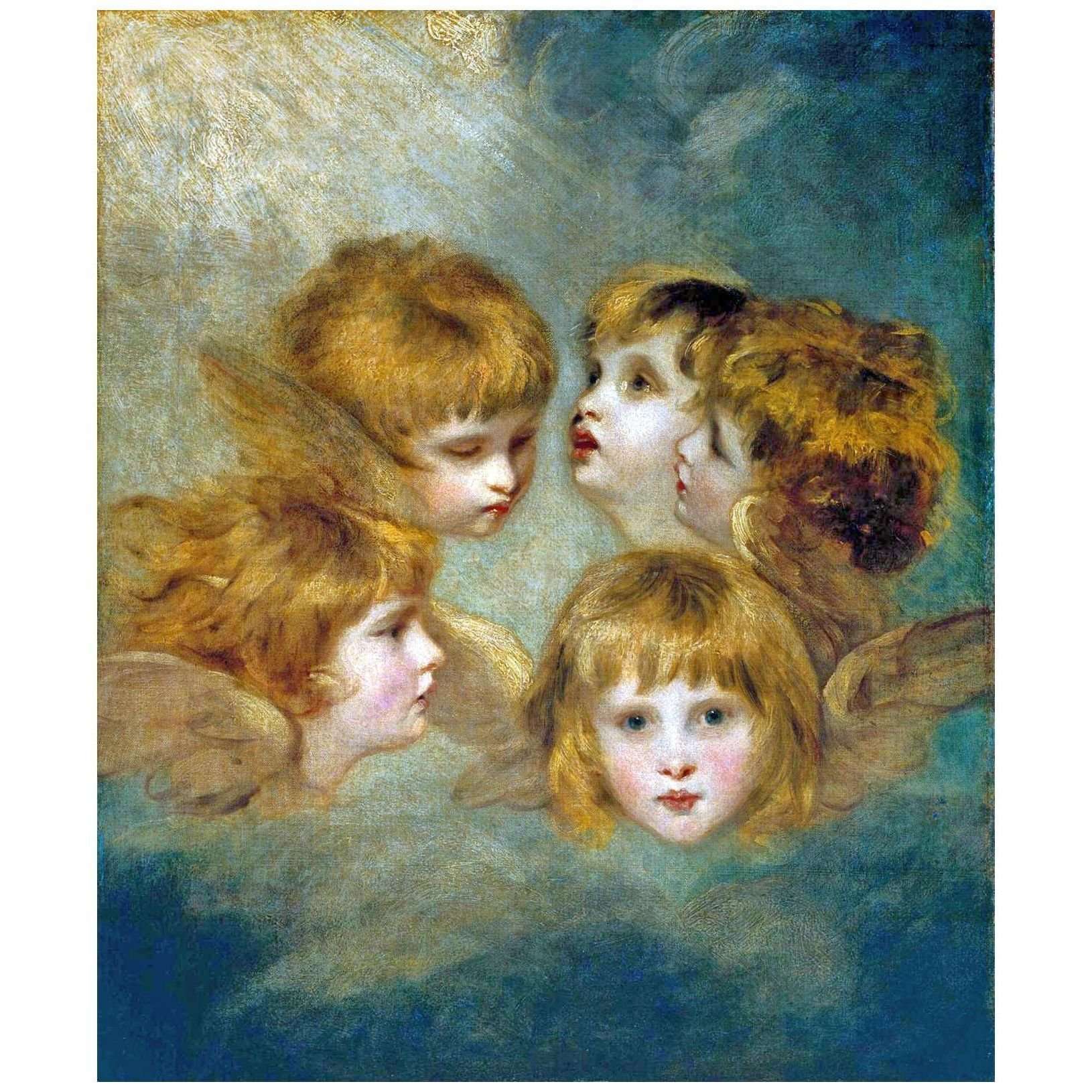  Joshua Reynolds. Angels Heads. 1786. Tate Britain