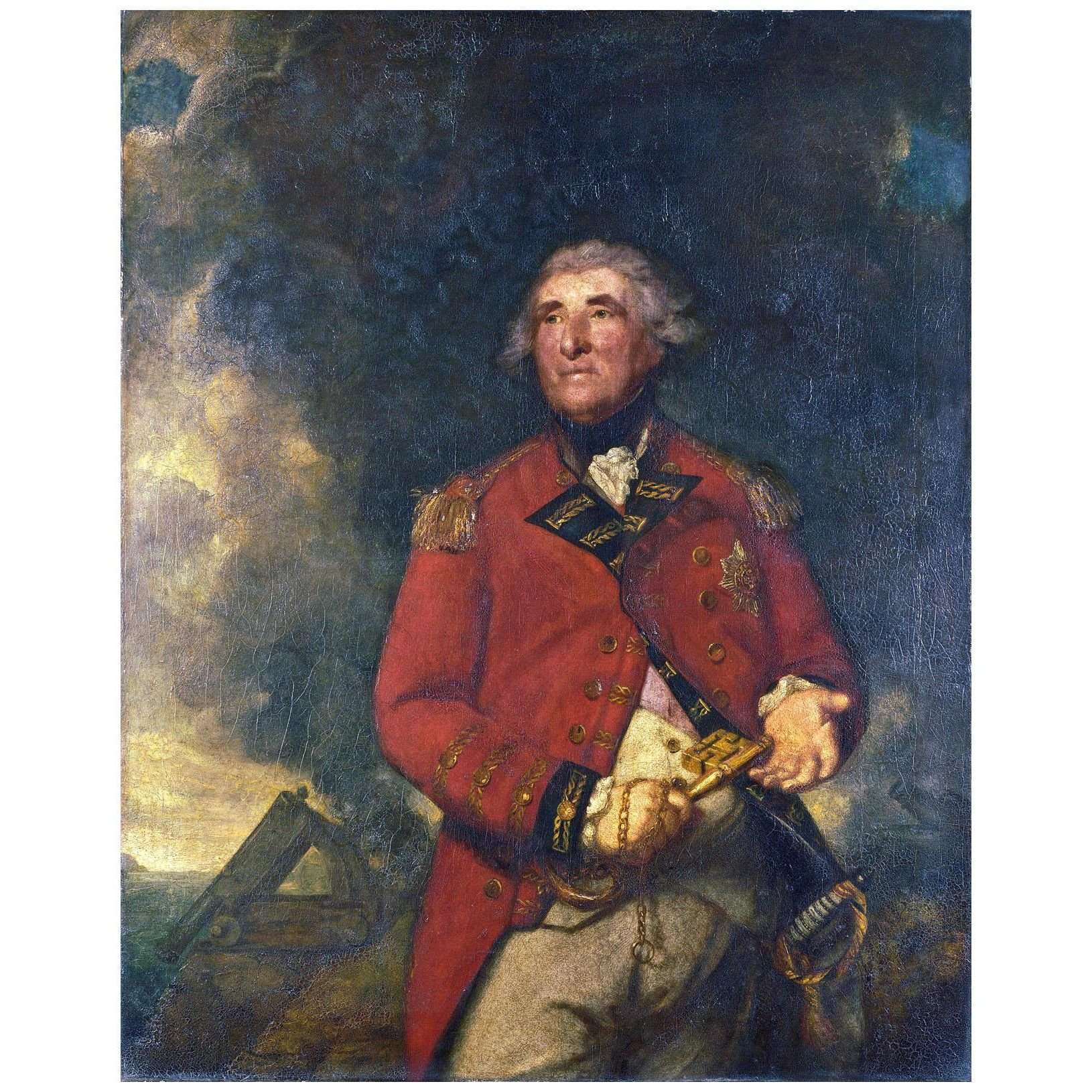  Joshua Reynolds. Lord Heathfield of Gibraltar. 1787. National Gallery London