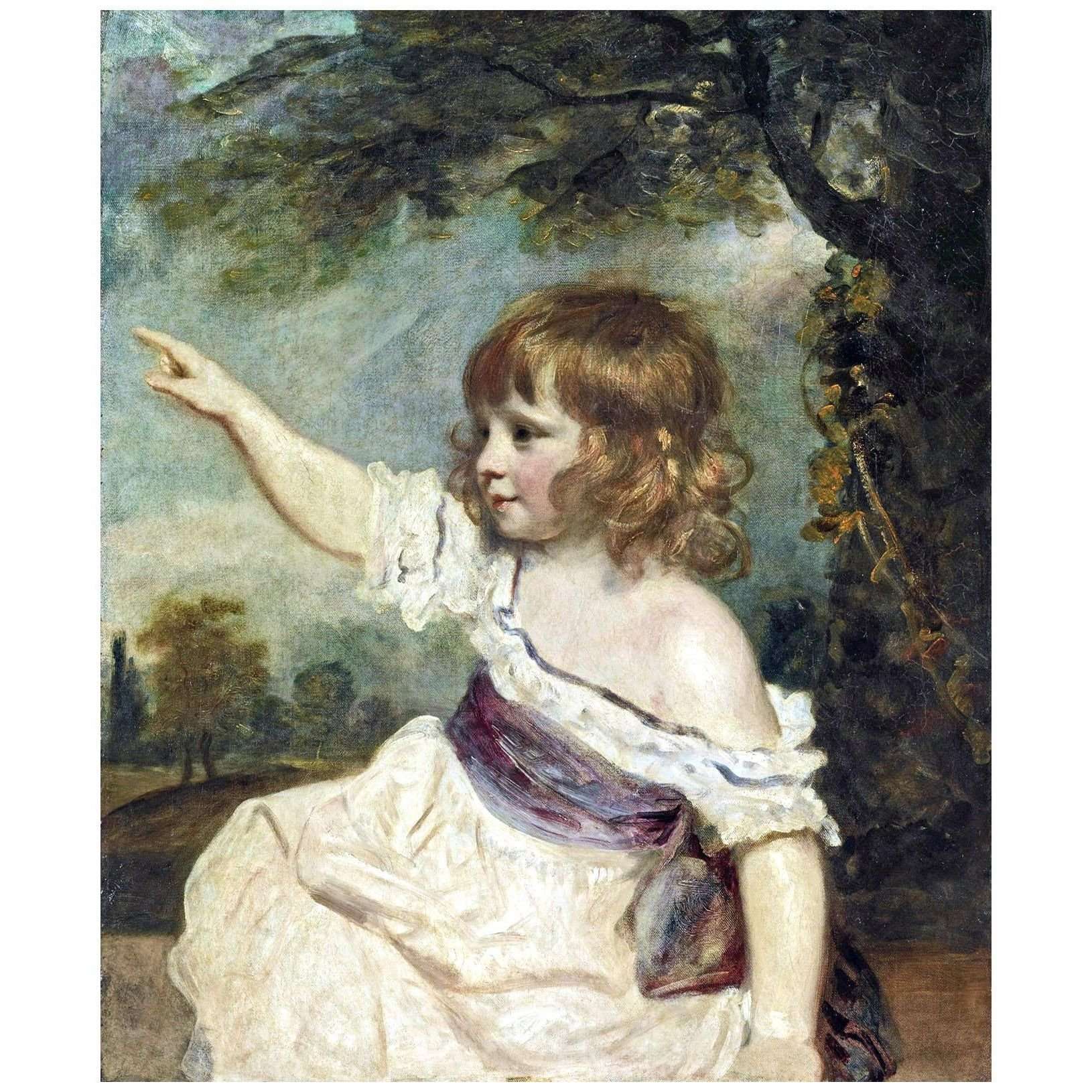  Joshua Reynolds. Master Hare. 1789. Musee du Louvre