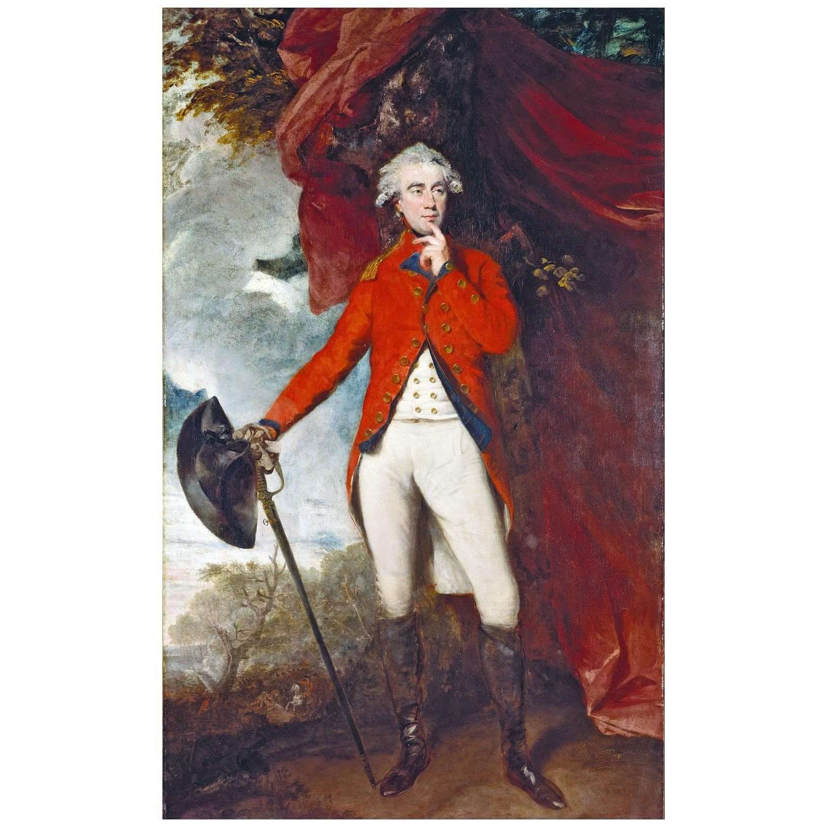  Joshua Reynolds. Francis Rawdon-Hastings. 1789-1790. Royal collection London