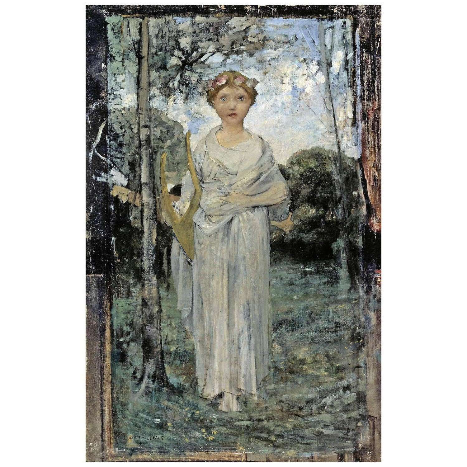  -Jules Bastien-Lepage. La Muse. 1881. FNG Helsinki