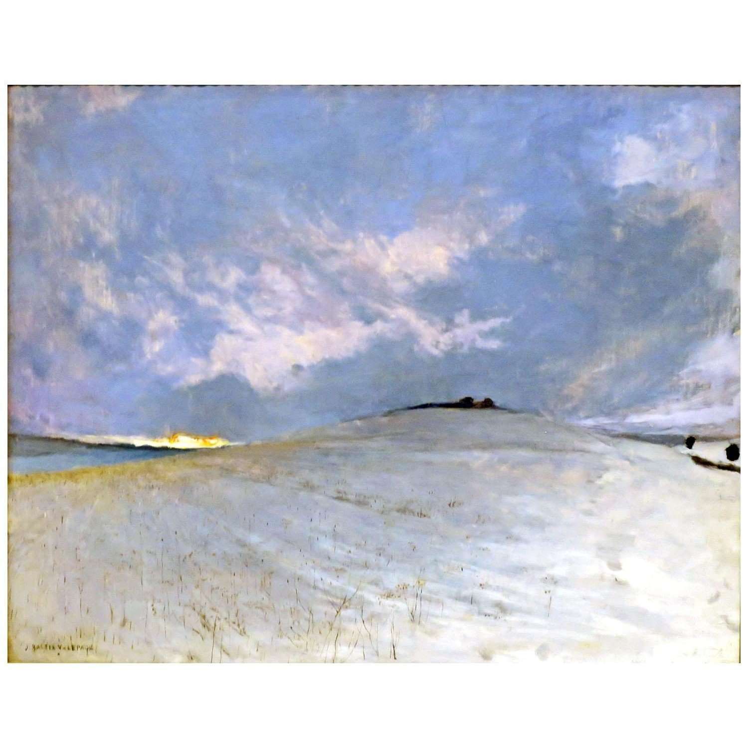  -Jules Bastien-Lepage. Effet de neige, Damvillers. 1882. FAMSF San Francisco