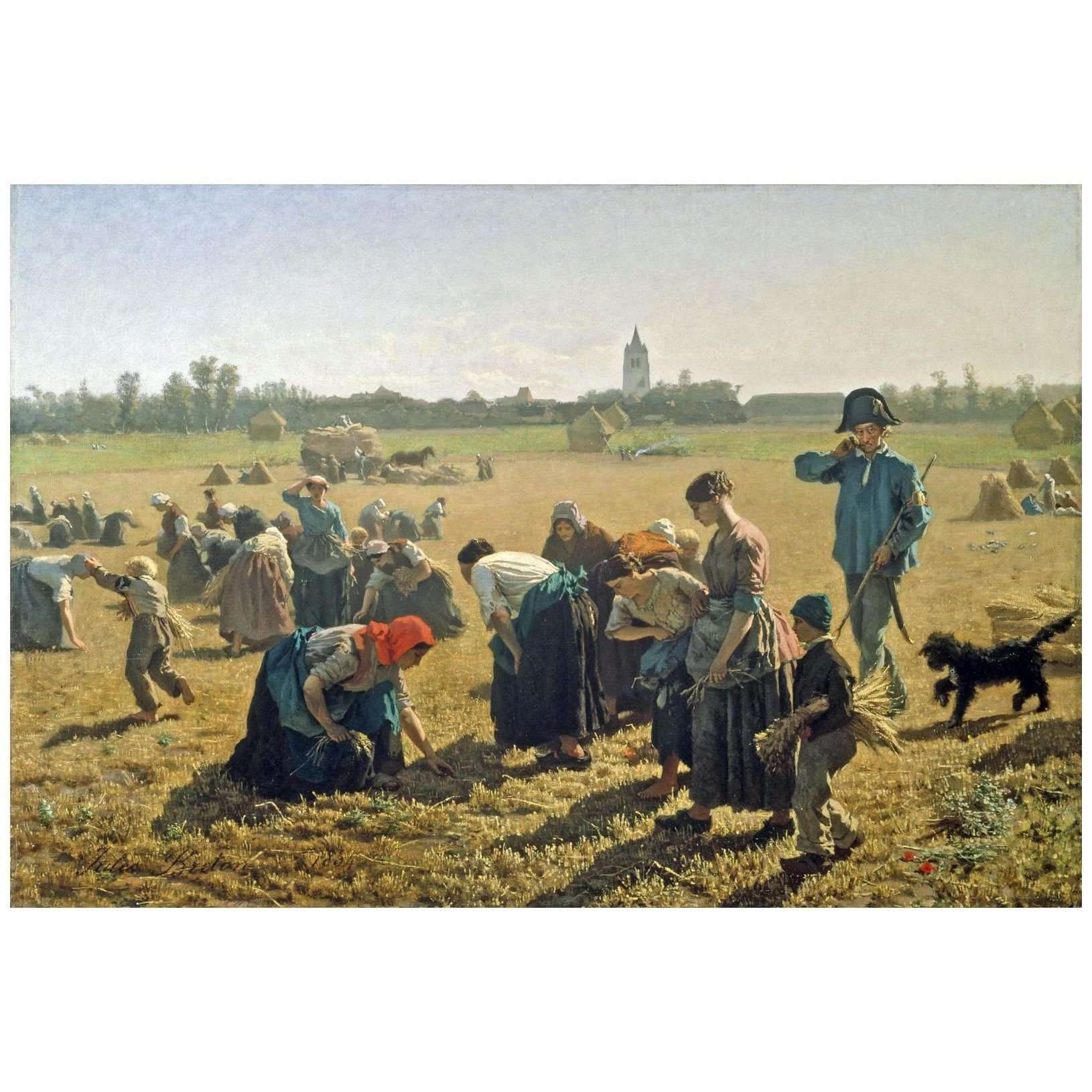  Jules Breton. Les Glaneuses. 1854. National Gallery Dublin
