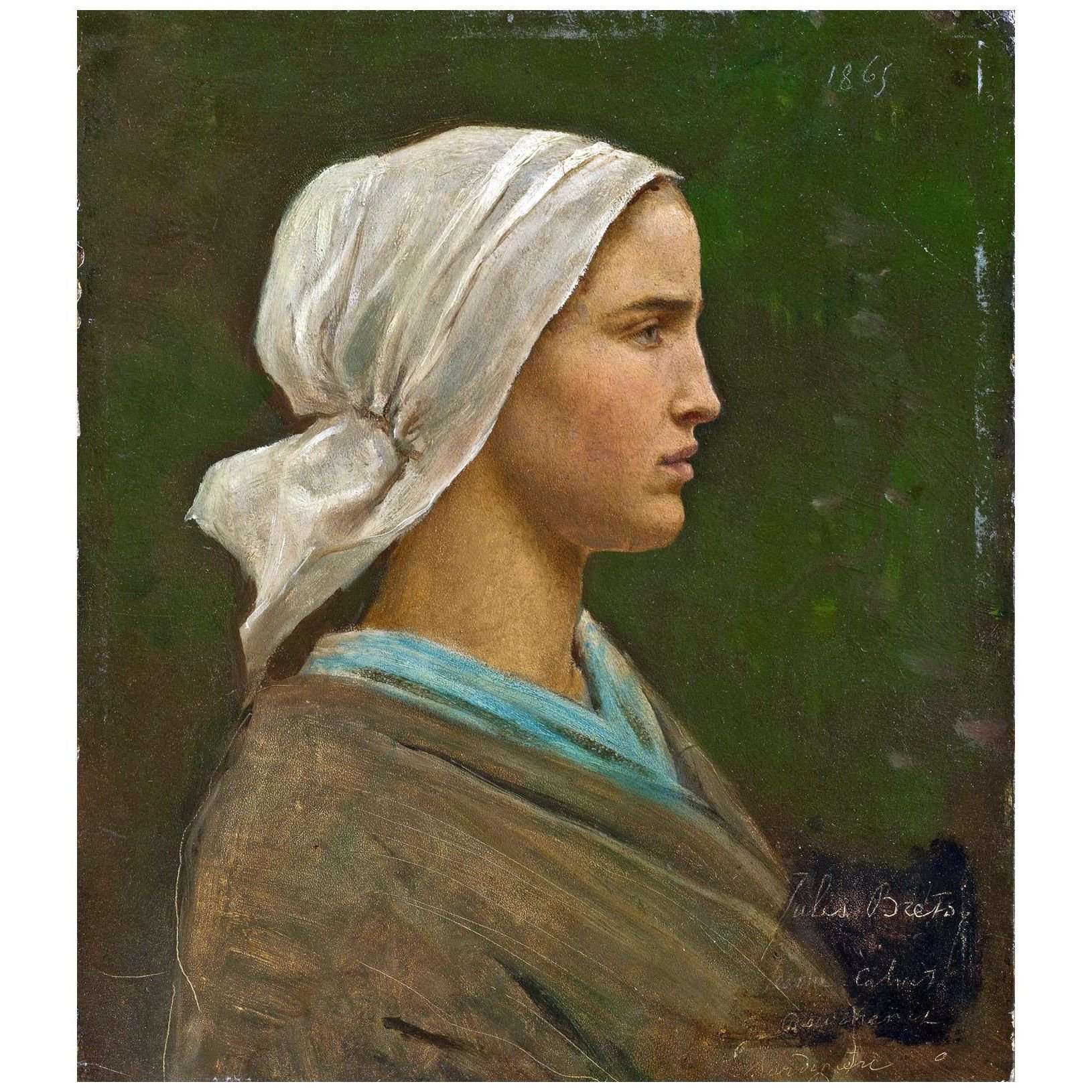  Jules Breton. Jeanne Calvet. 1865. Clark Art Institute