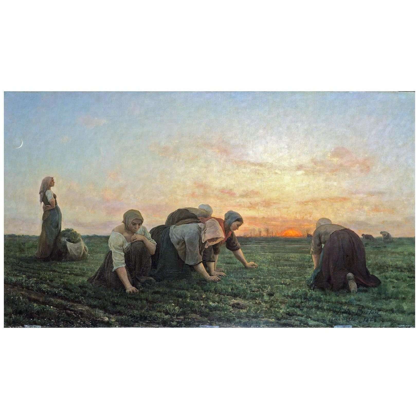  Jules Breton. Les Bineuses. 1868. Metropolitan Museum of Art NY