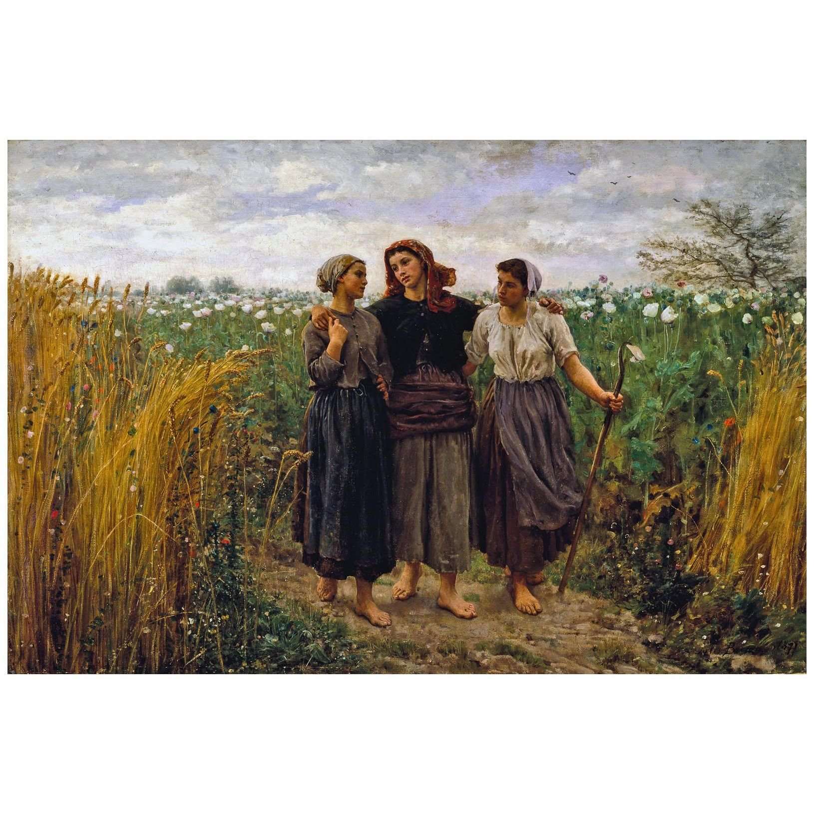  Jules Breton. Le Retour des champs. 1871. Walters Art Museum Baltimore