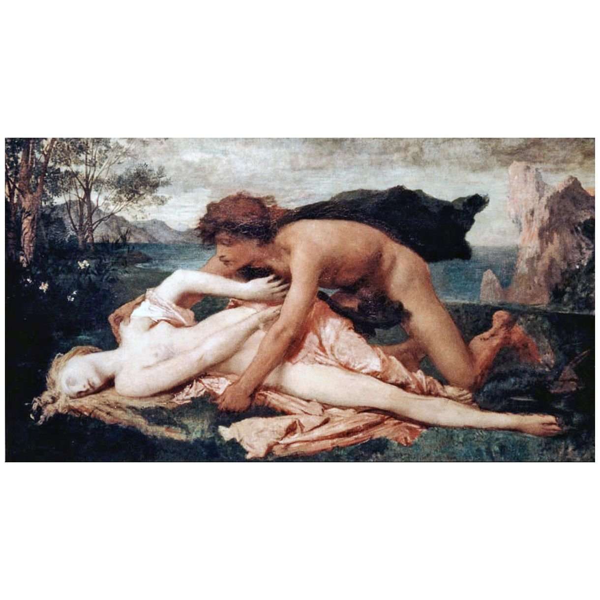 - Jules-Elie Delaunay. La mort de la Nymphe Hesperia. 1859. Carlsberg Glyptotek Copenhagen