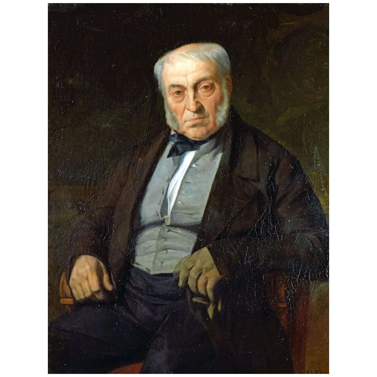- Jules-Elie Delaunay. Portrait du p?re du peintre. 1863. Musee dArts de Nantes