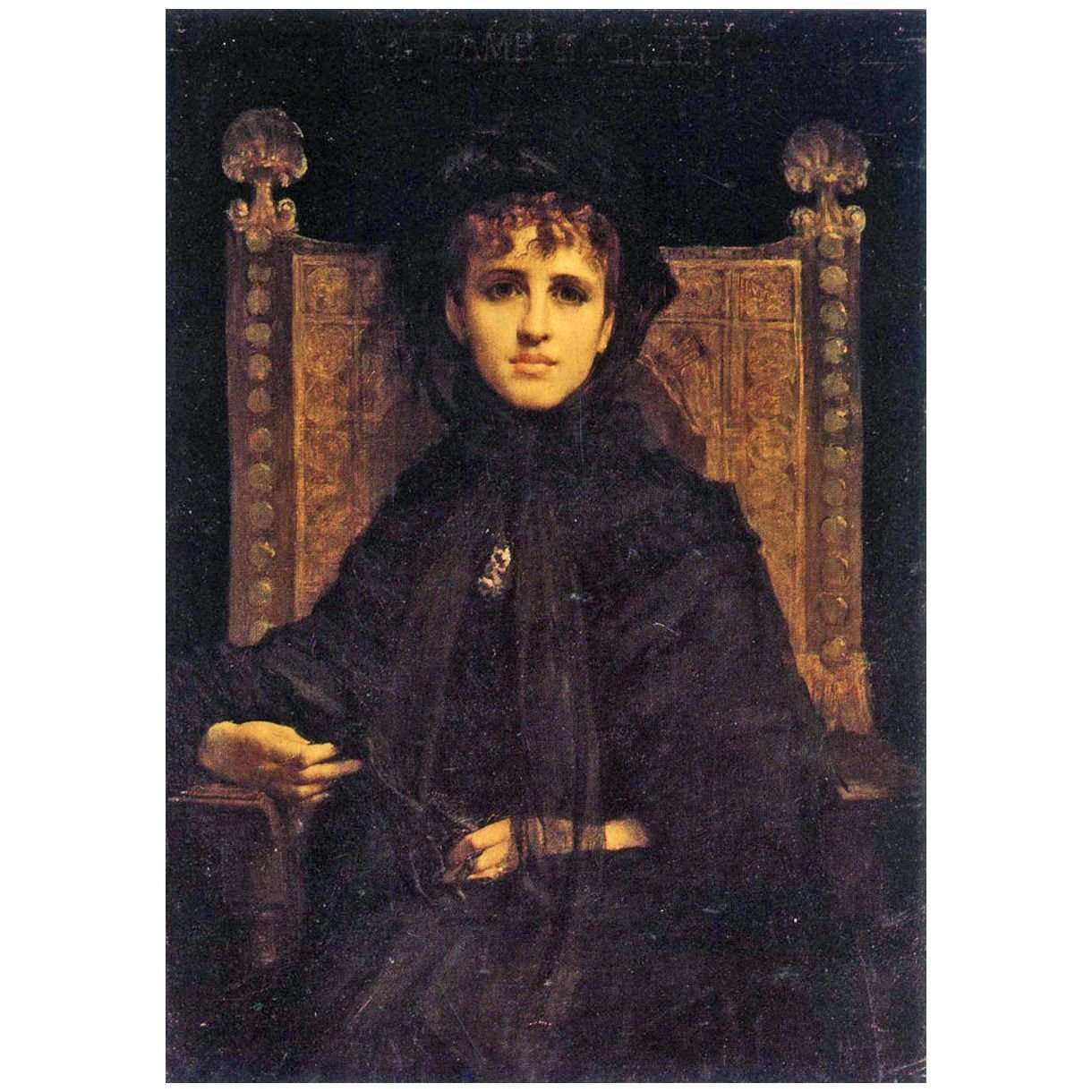 - Jules-Elie Delaunay. Mme. Georges Bizet. 1878. Musee dOrsay Paris
