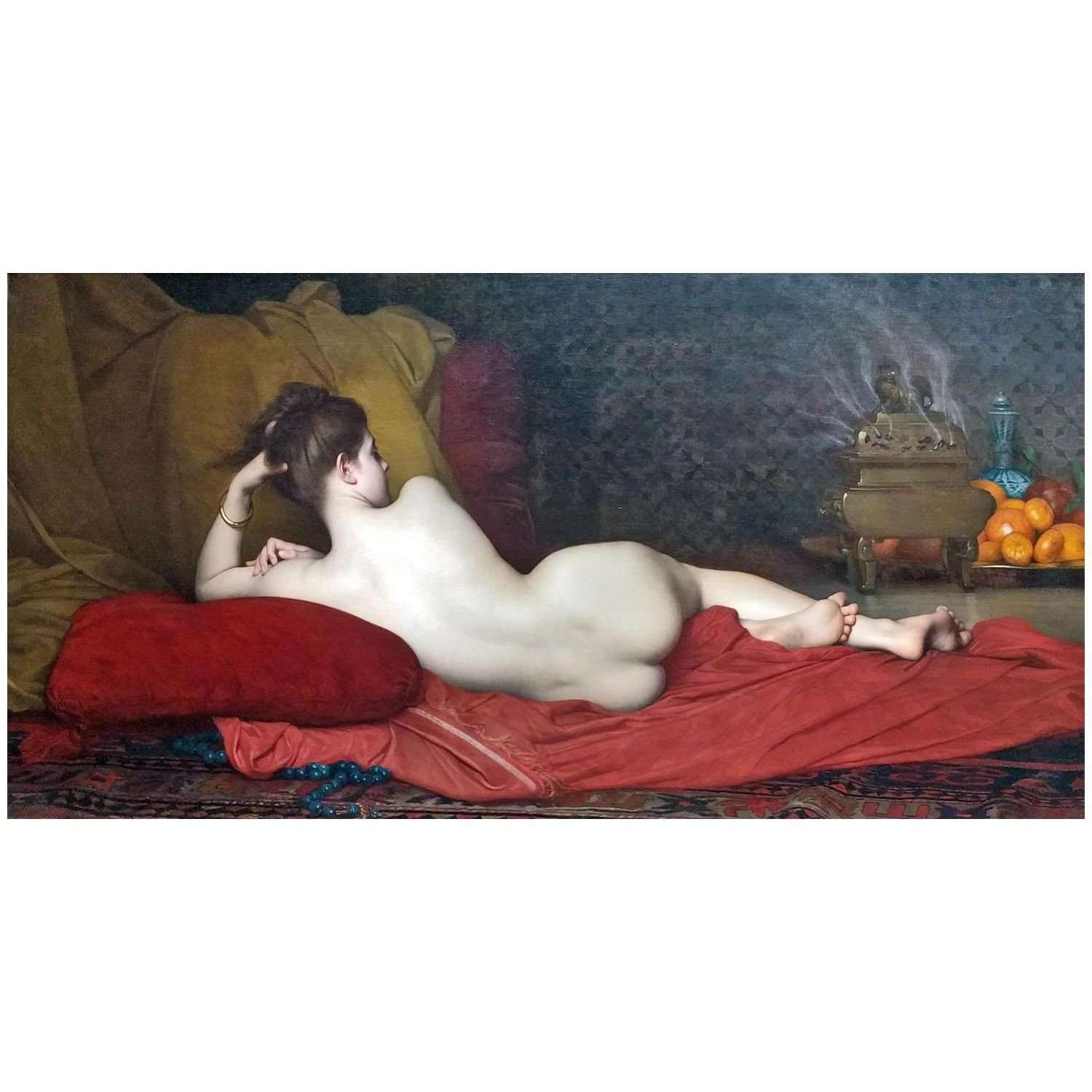  Jules Lefebvre. Odalisque. 1874. Art Institute of Chicago