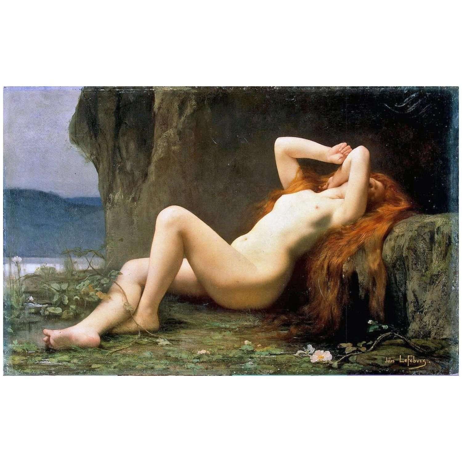 Jules Lefebvre. Marie Madeleine dans la grotte. 1876. Hermitage