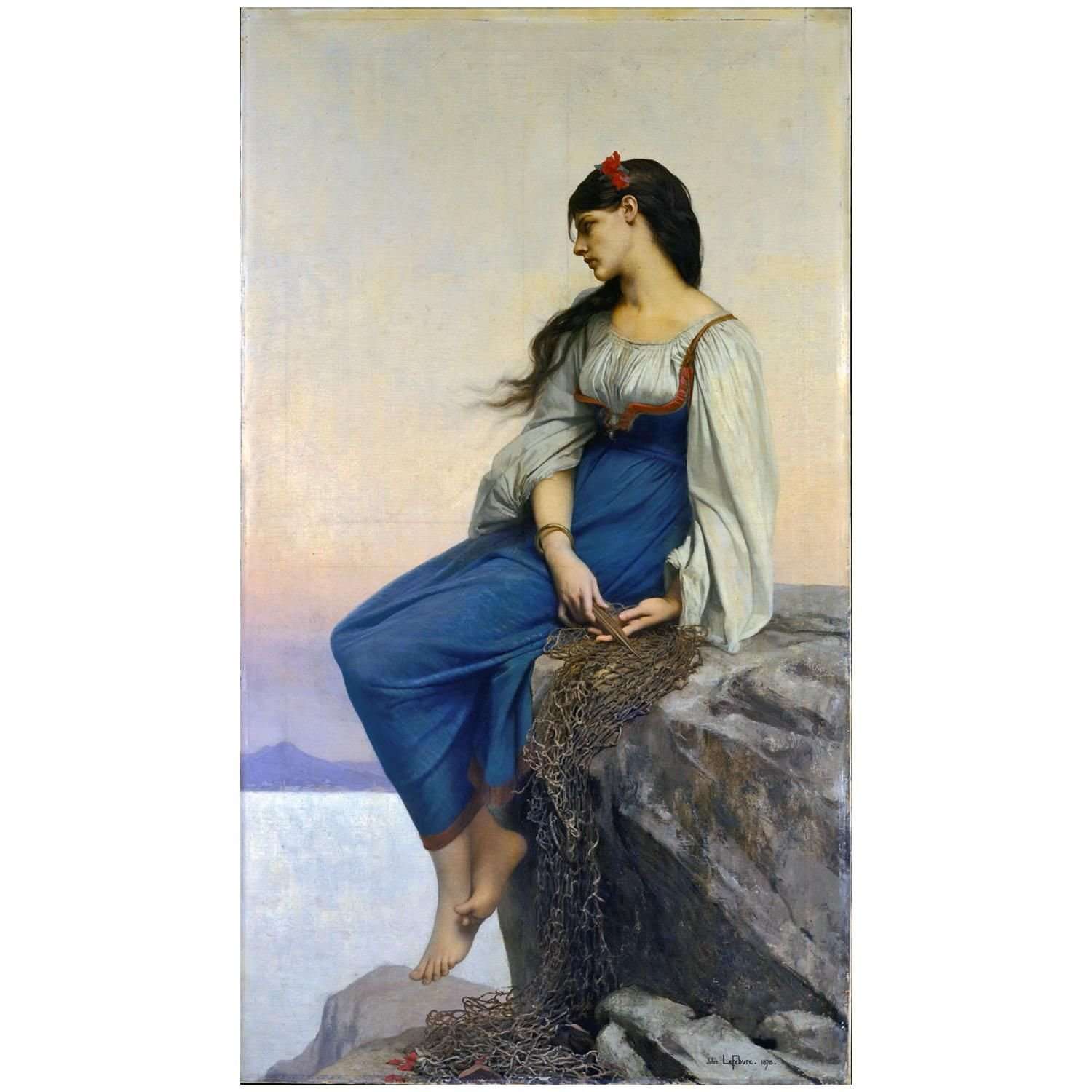  Jules Lefebvre. Graziella. 1878. Metropolitan Museum of Art NY
