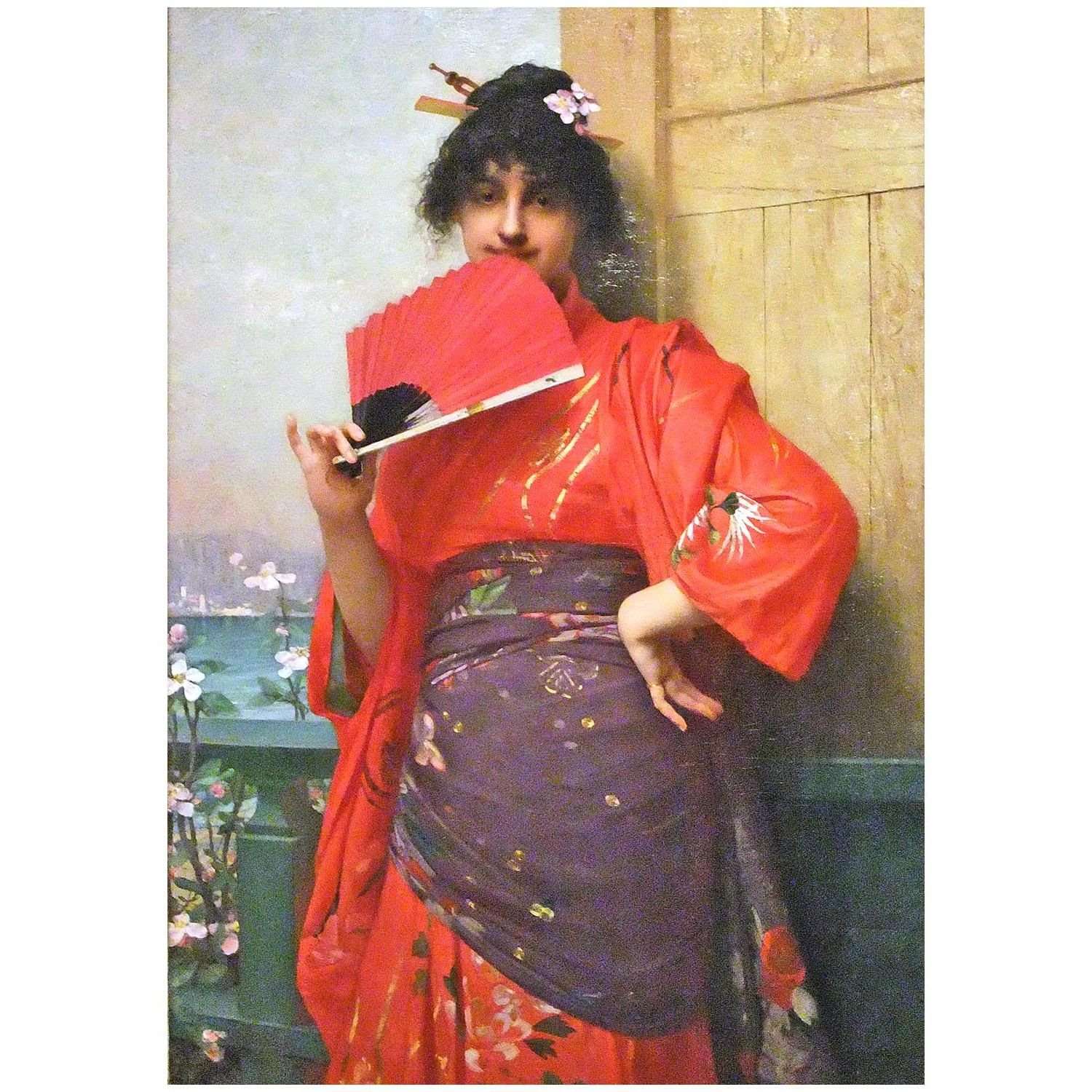  Jules Lefebvre. Une Japonaise. 1882. Chrysler Museum of Art Norfolk