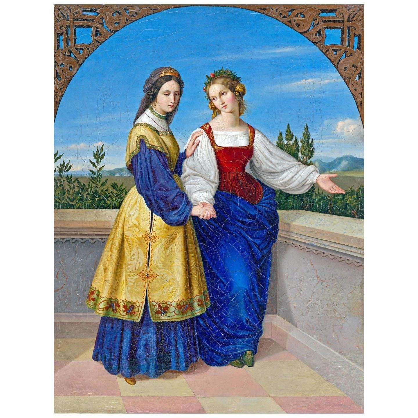   Karl Ferdinand Sohn. Die beiden Leonoren. 1834. Privatesammlung