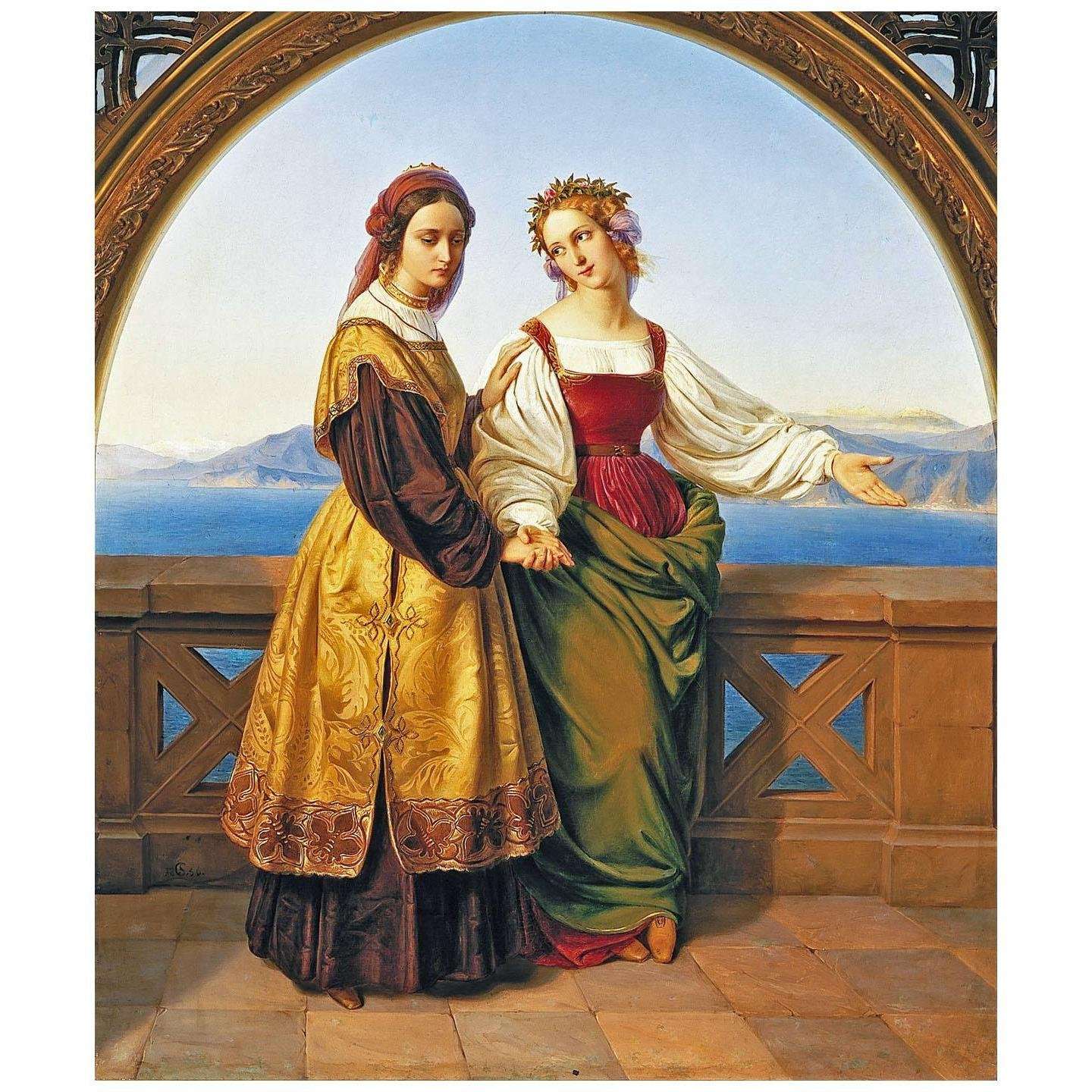   Karl Ferdinand Sohn. Die beiden Leonoren. 1836. Muzeum Narodowe w Poznaniu