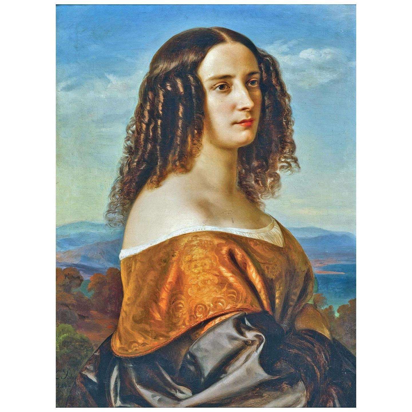   Karl Ferdinand Sohn. Bildnis der Gr?fin Monts. 1846. Privatesammlung