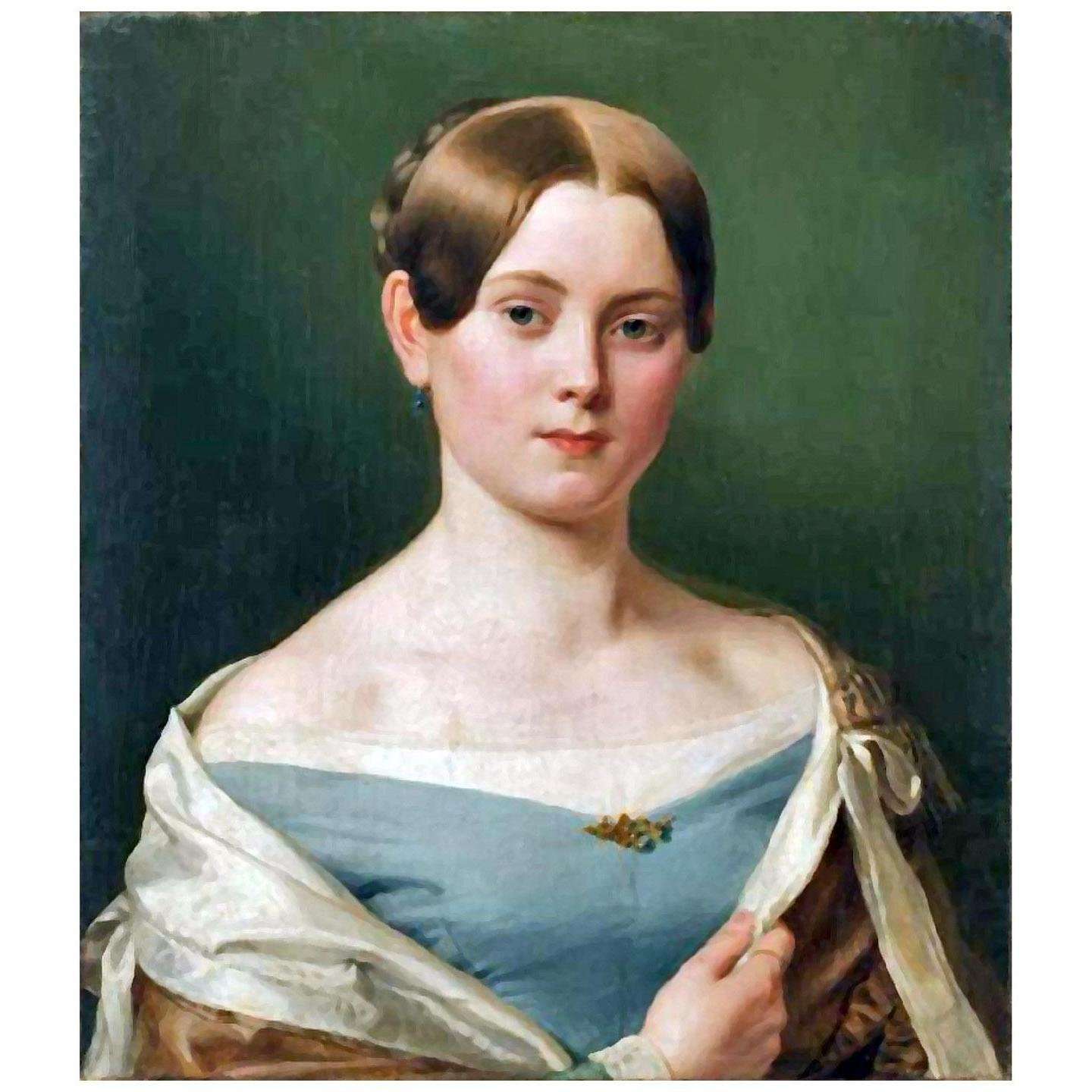   Karl Ferdinand Sohn. Bildnis Charlotte von Reutern. 1850. Privateigentum