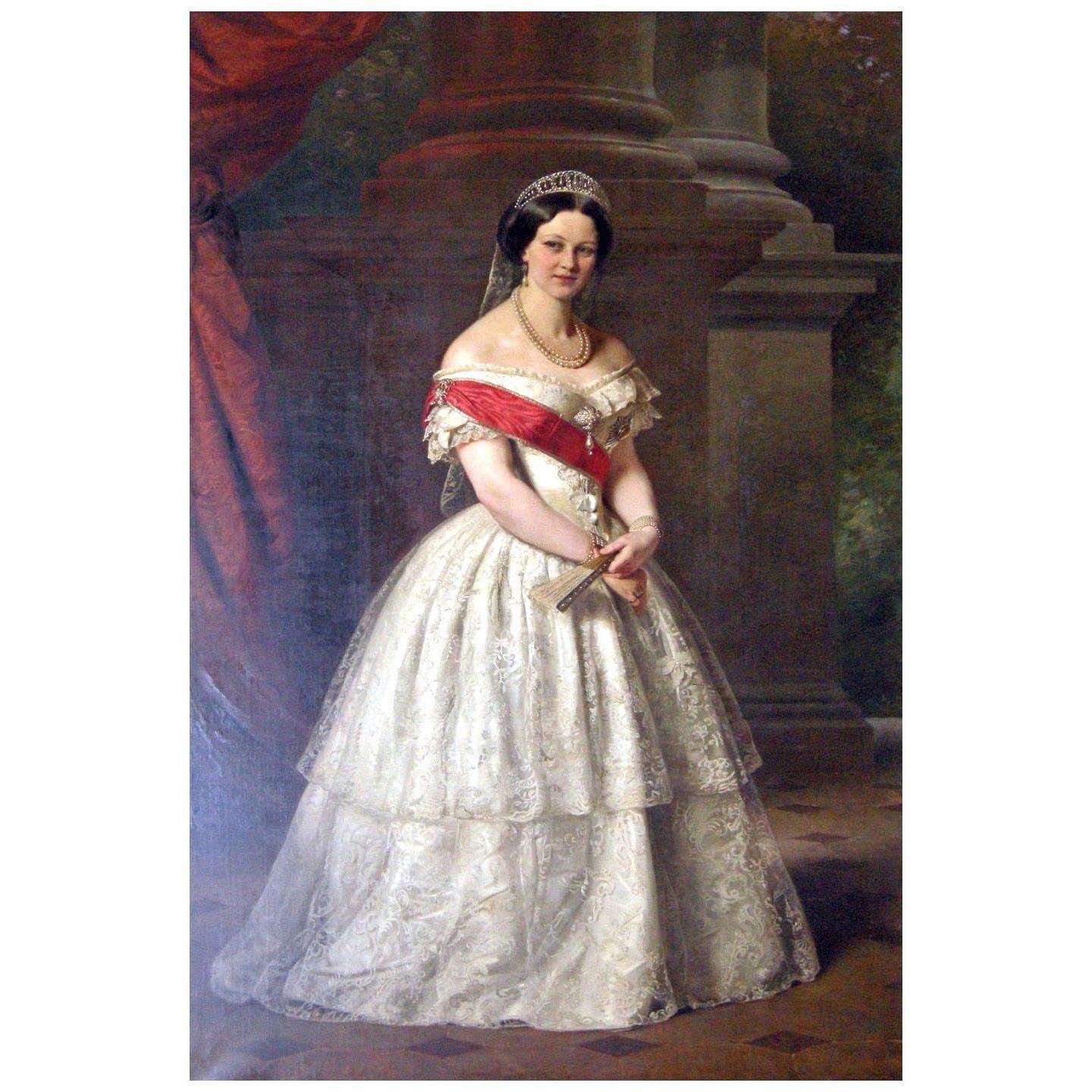   Karl Ferdinand Sohn. Marie Alexandrine, K?nigin von Hannover. 1855. Royal collection London