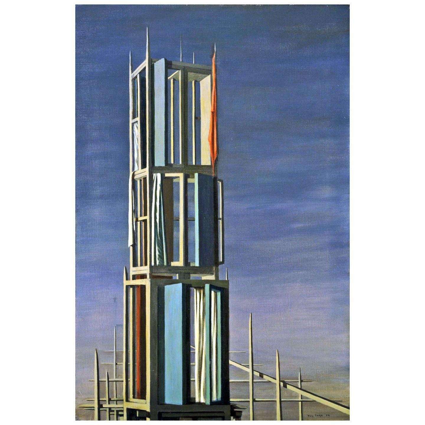 Kay Sage. Hyphen. 1844. MoMA, New York
