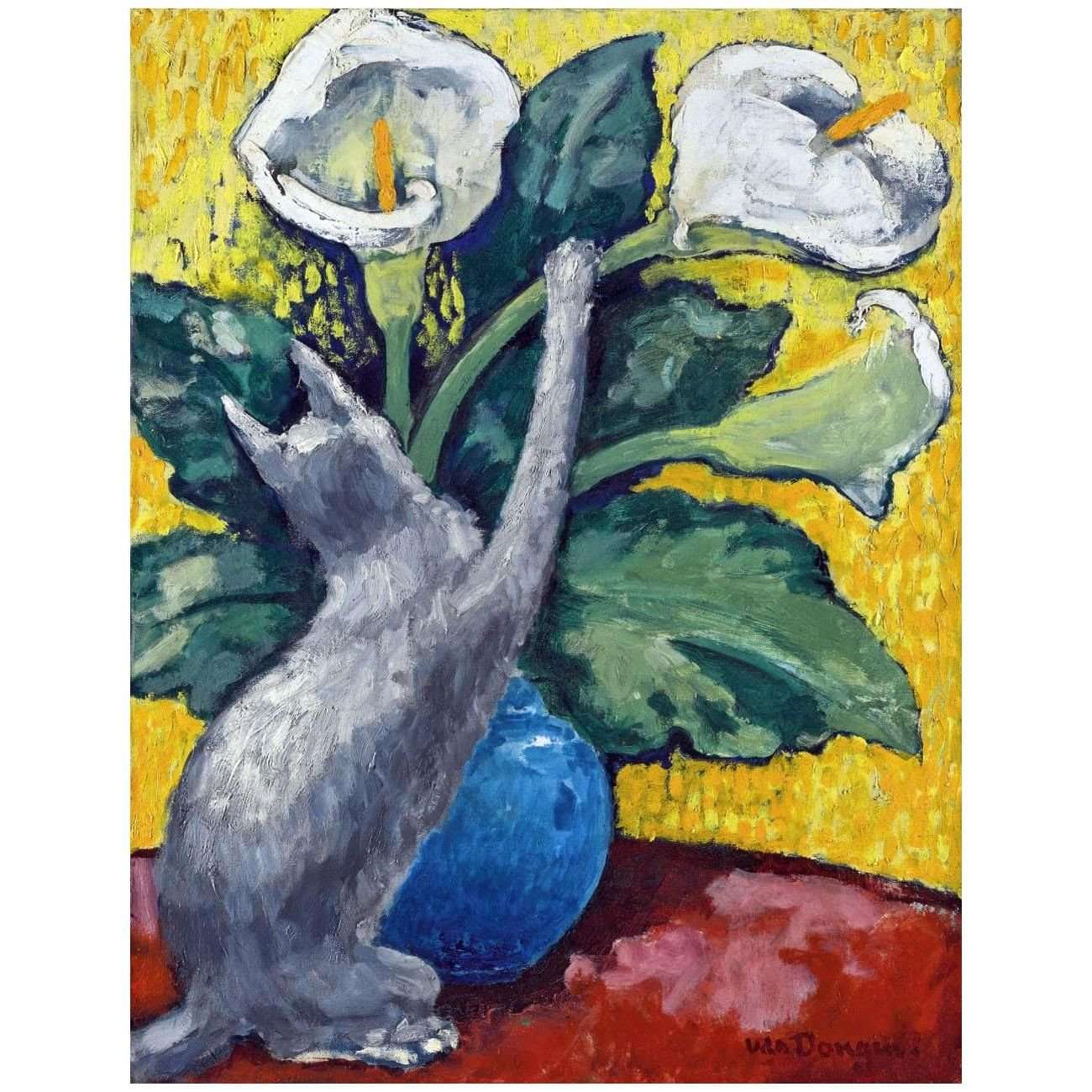   Kees van Dongen. Chat avec des aromes. 1909. Private collection