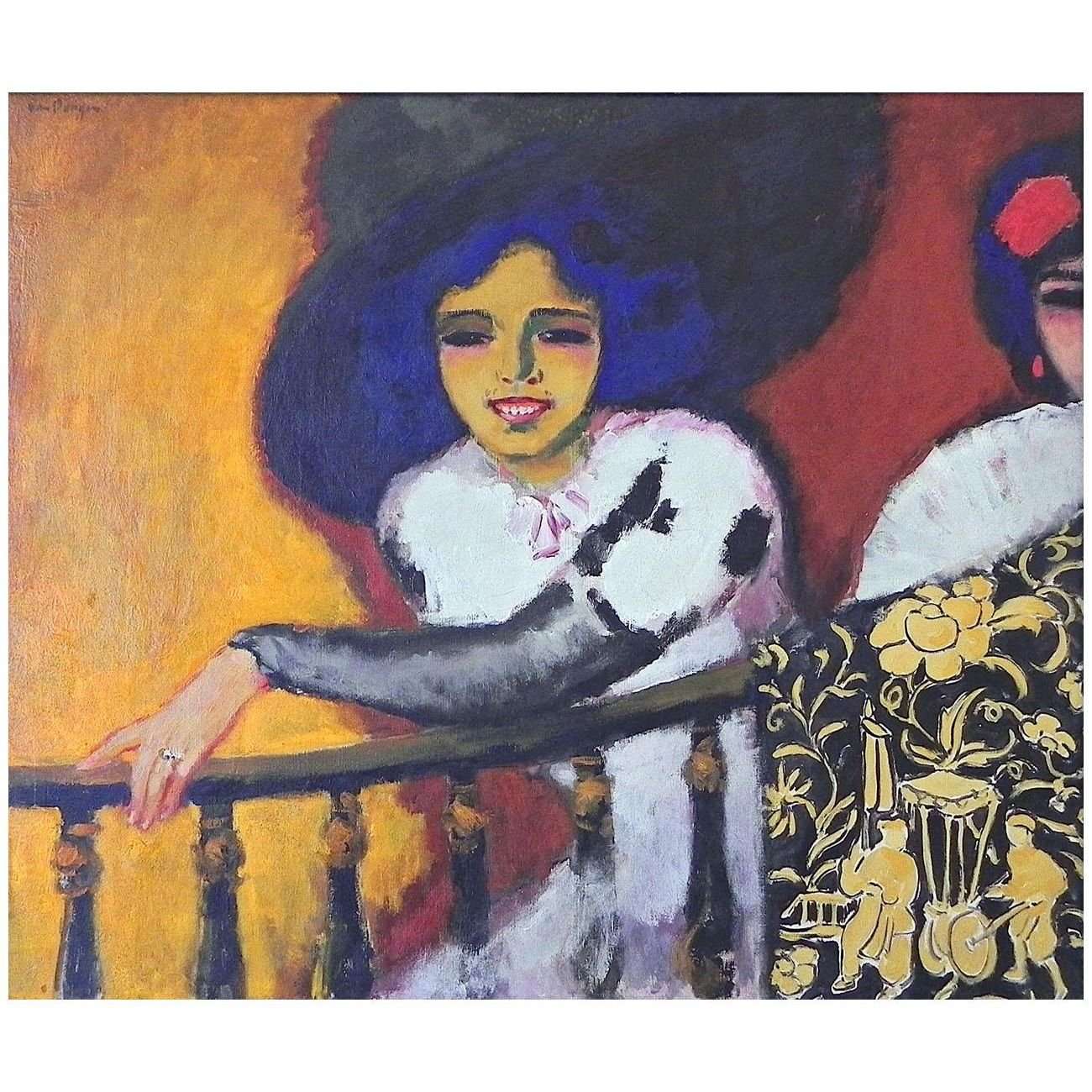   Kees van Dongen. Femme a la balustrade. 1911. Musee Annonciade Saint Tropez