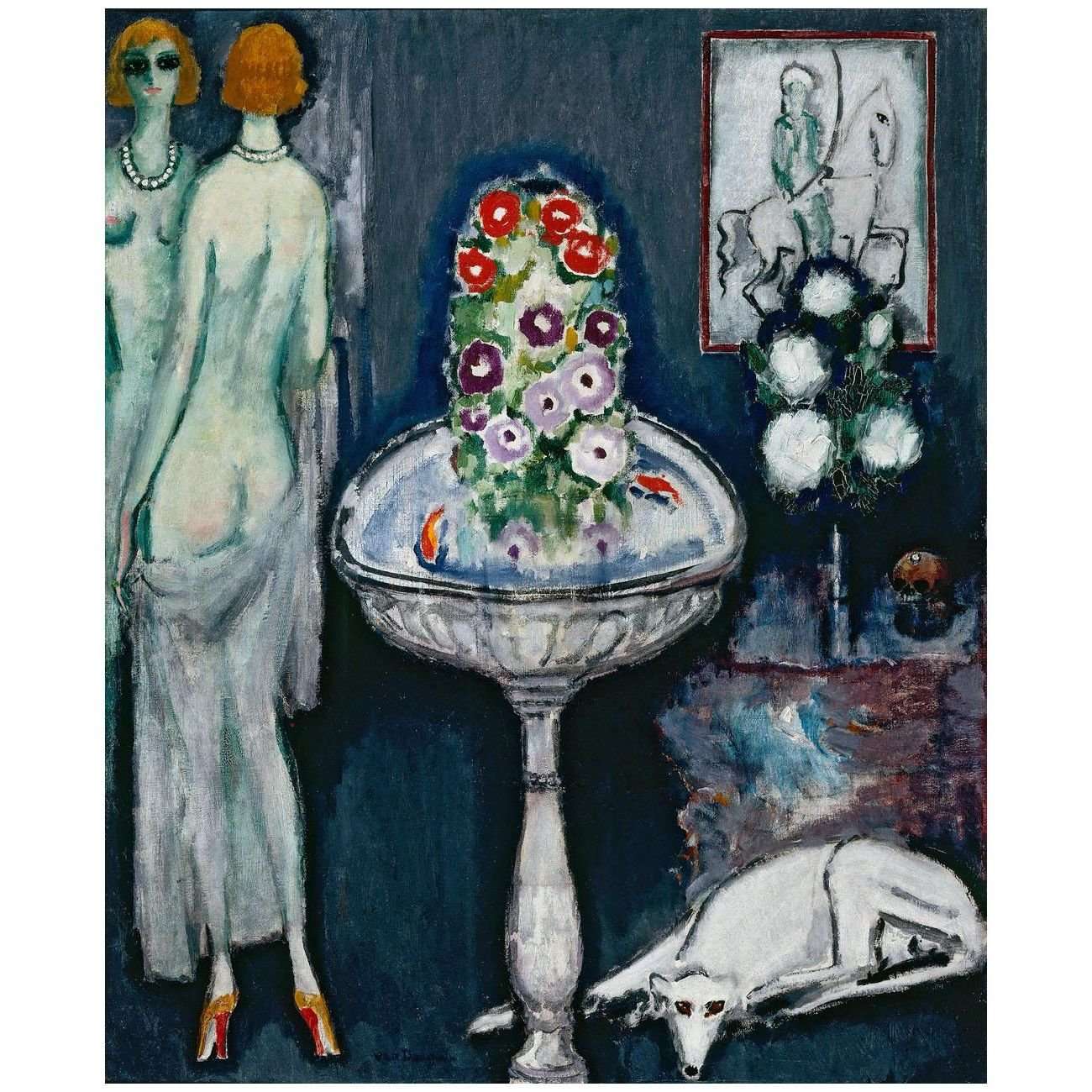   Kees van Dongen. Luise Casati avec vaisse et fleurre. 1917. Petit Palais Paris