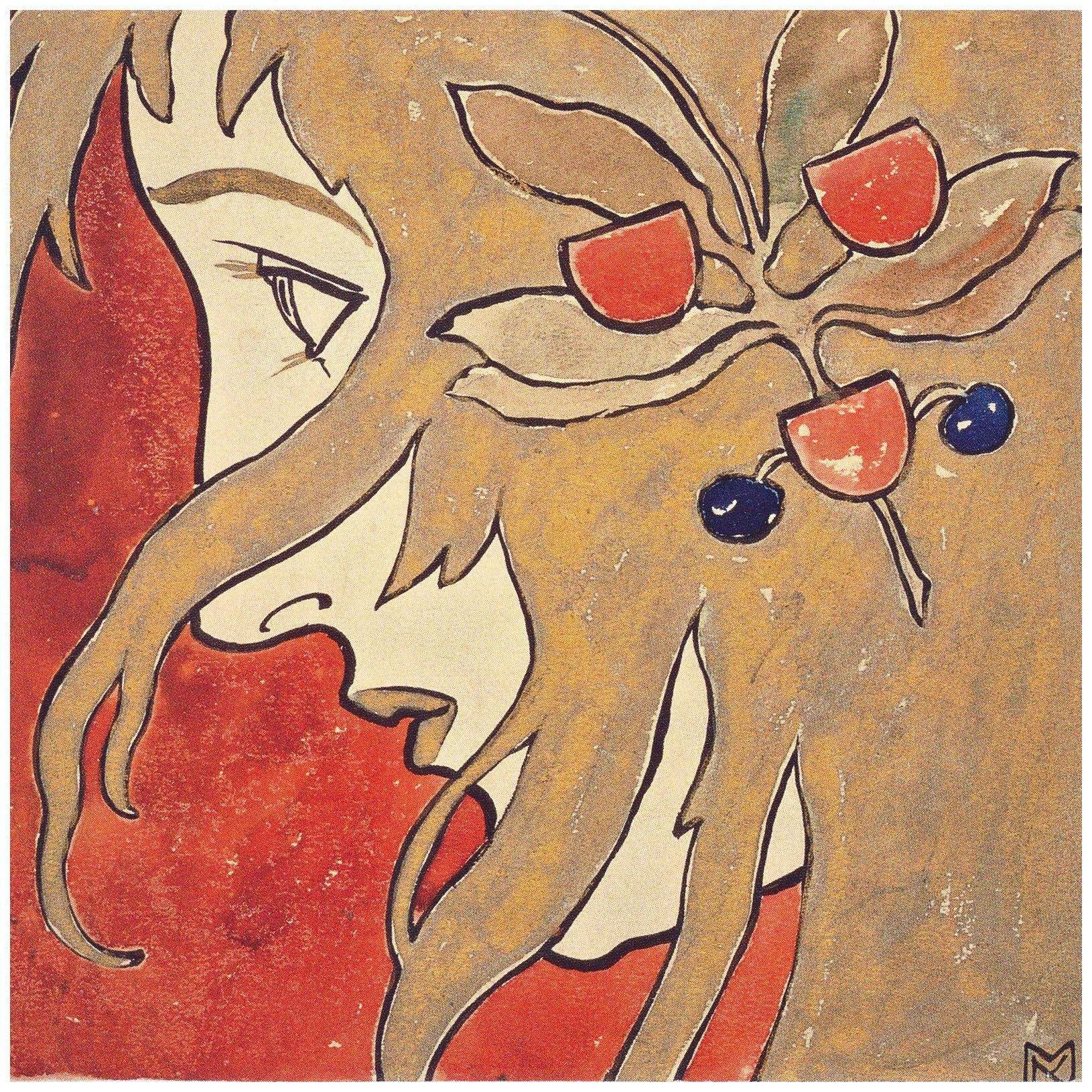  Koloman Moser. Profilbildnis eines M?dchens. 1897. MAK Wien
