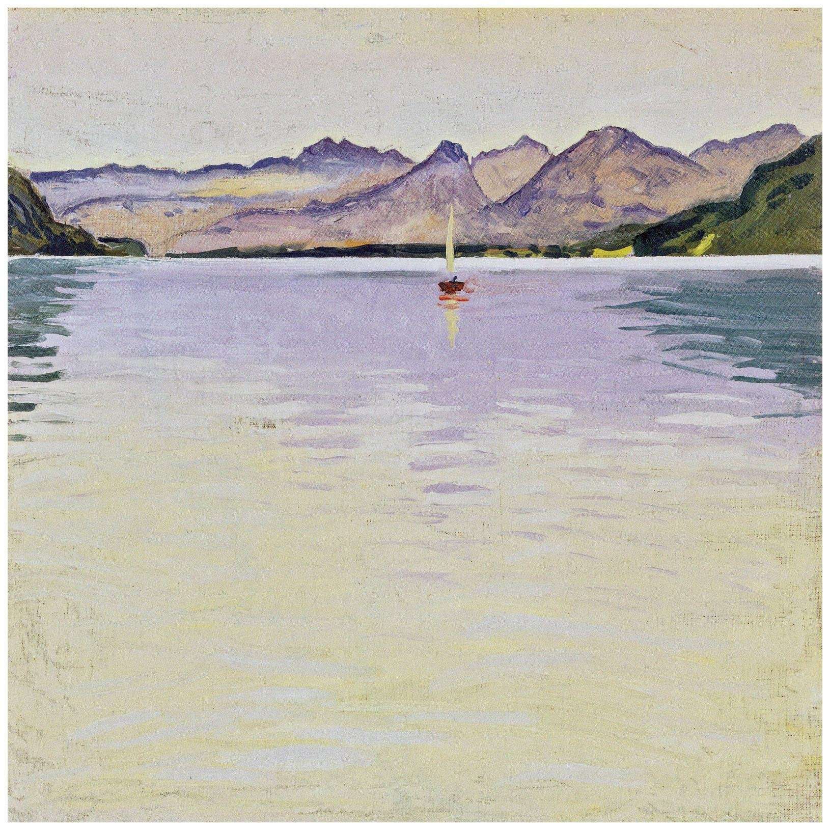  Koloman Moser. Wolfgangsee mit hohem Horizont. 1913. Leopold Museum Wien