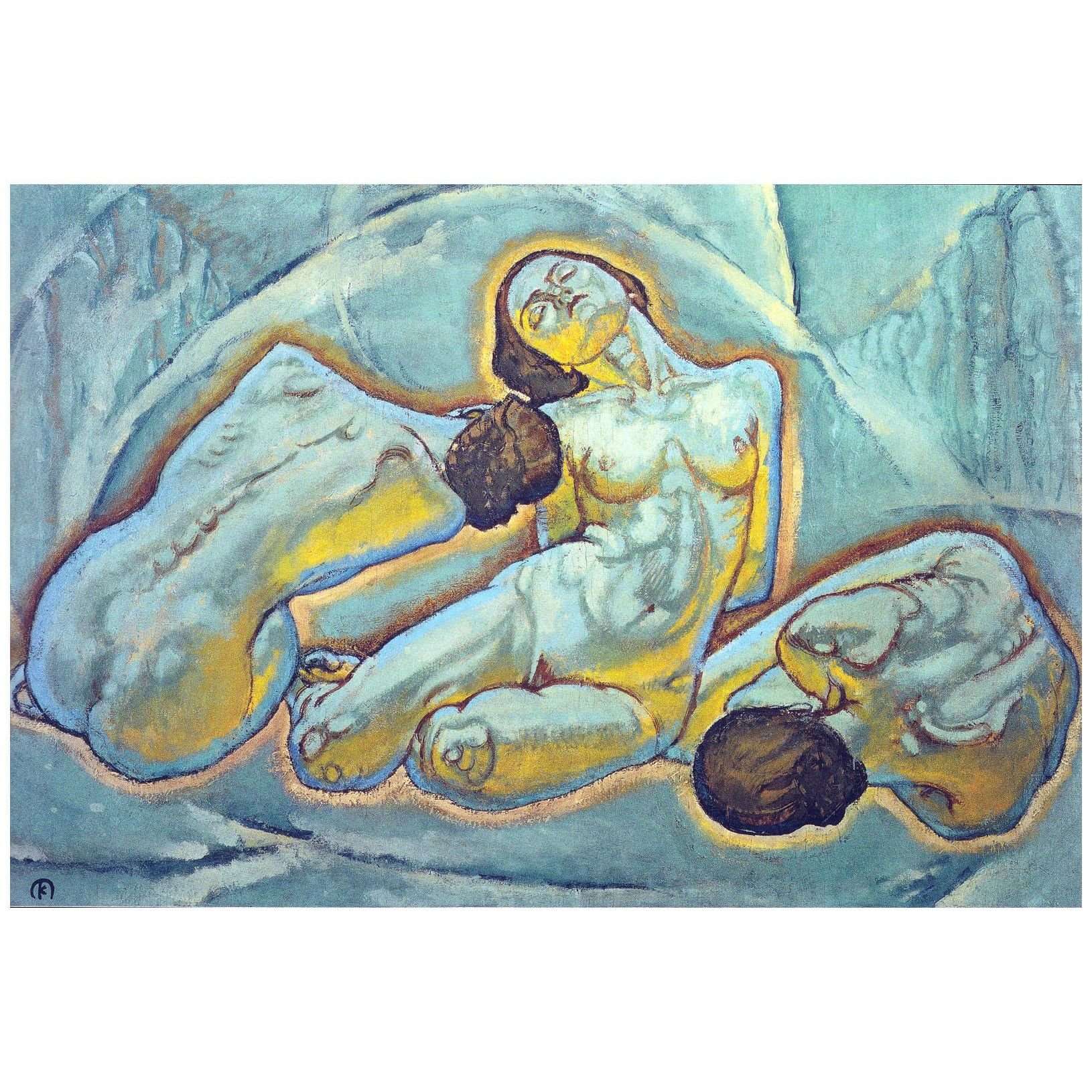  Koloman Moser. Drei kauernde Frauen. 1914. MUMOK Wien