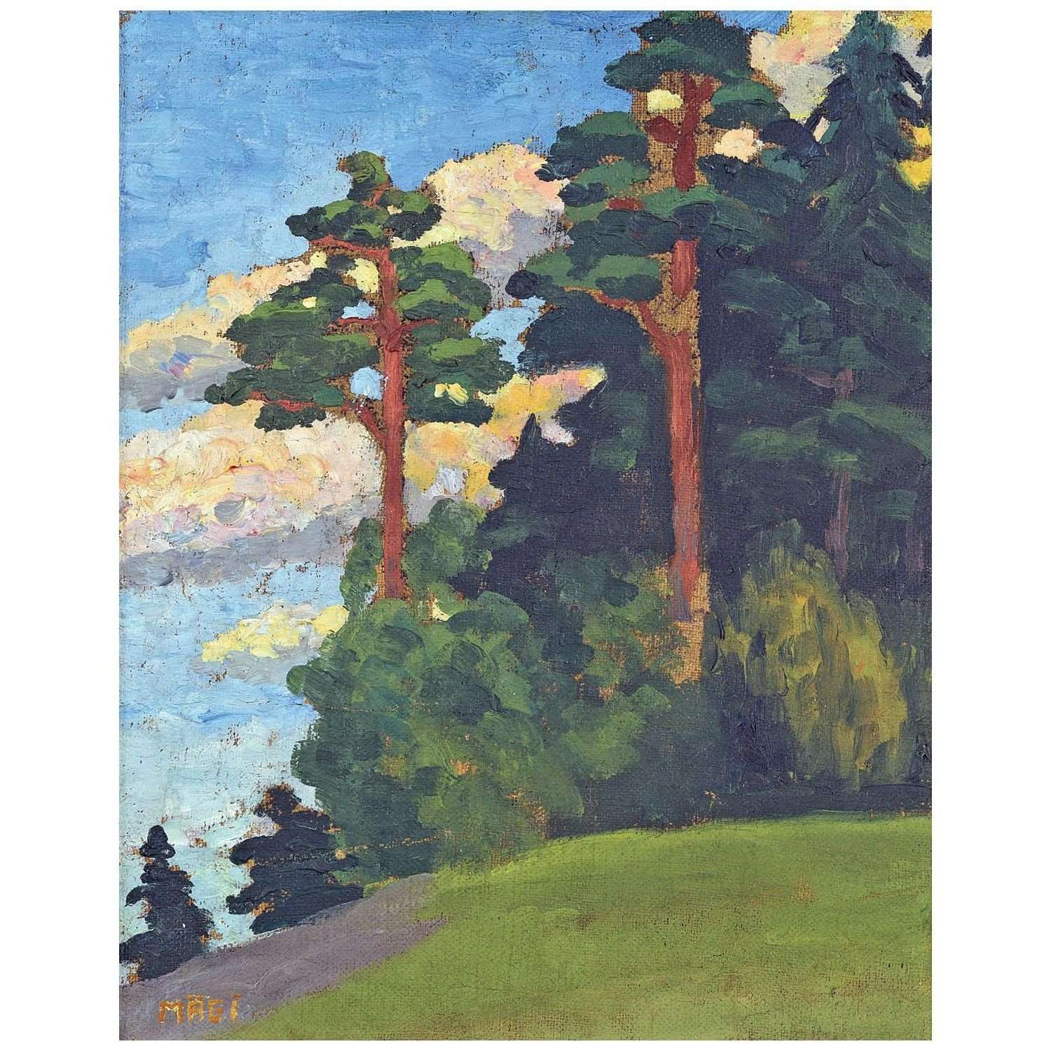  Konrad Magi. Motif from the Aland Islands. 1906. Private collection
