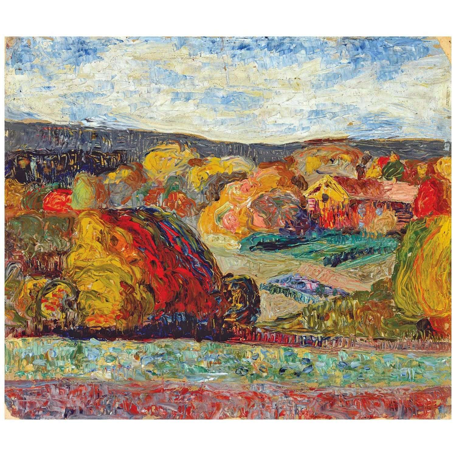  Konrad Magi. Norwegian Landscape. 1908. Eesti Kunstimuuseum Tallinn