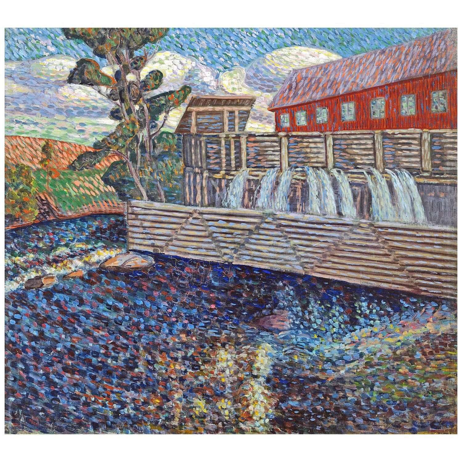  Konrad Magi. Watermill. 1910. Eesti Kunstimuuseum Tallinn
