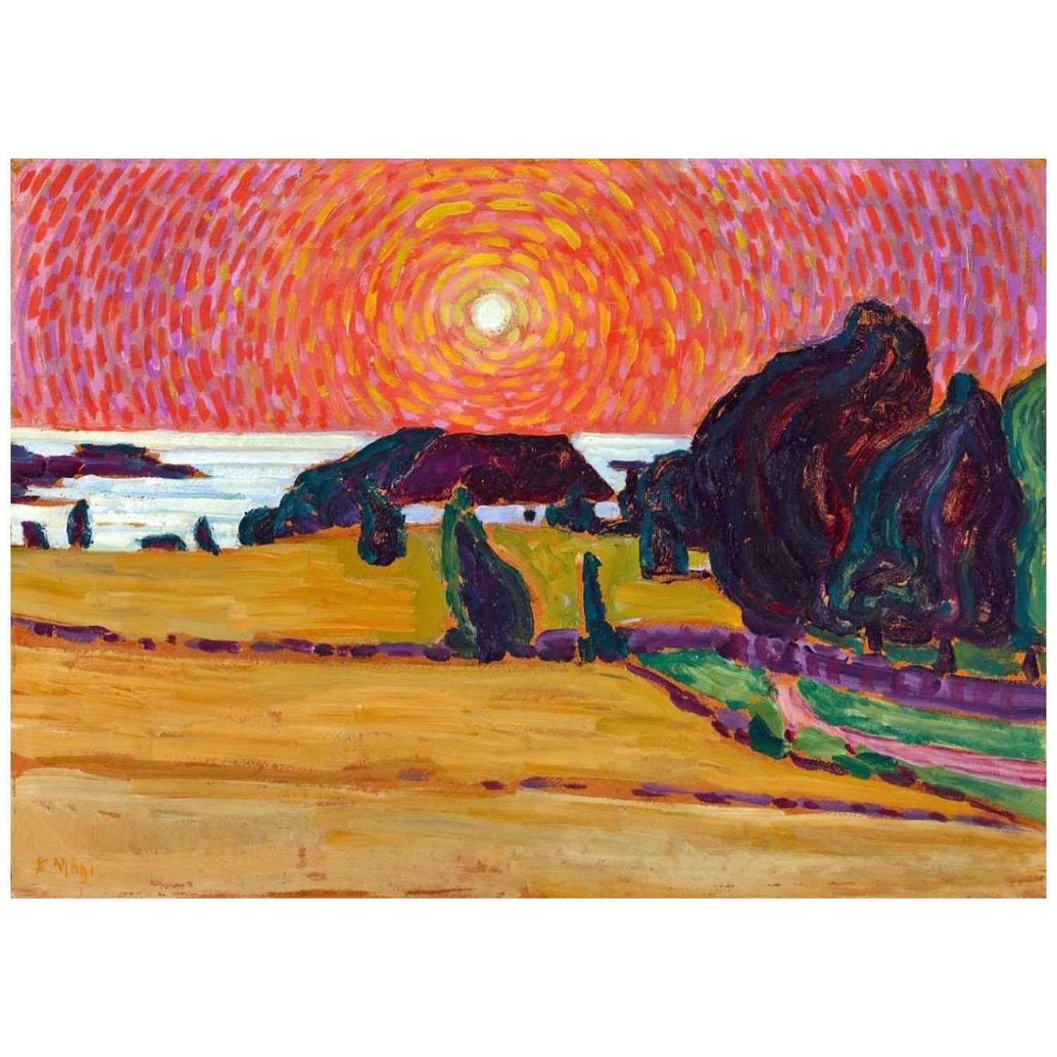  Konrad Magi. Saaremaa Landscape. 1913. Private collection Stockholm