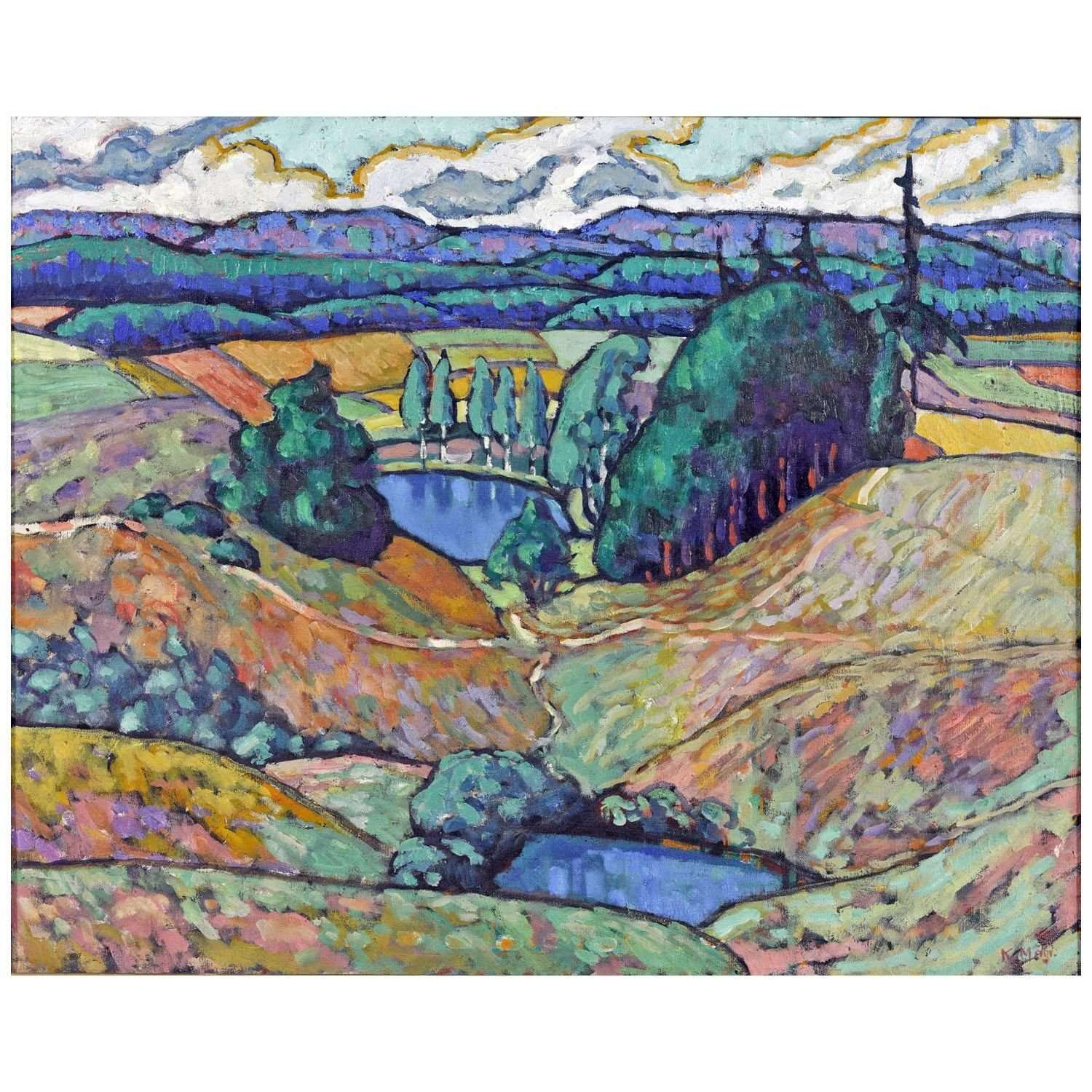  Konrad Magi. Lake Valgajarve. 1917. Eesti Kunstimuuseum Tallinn