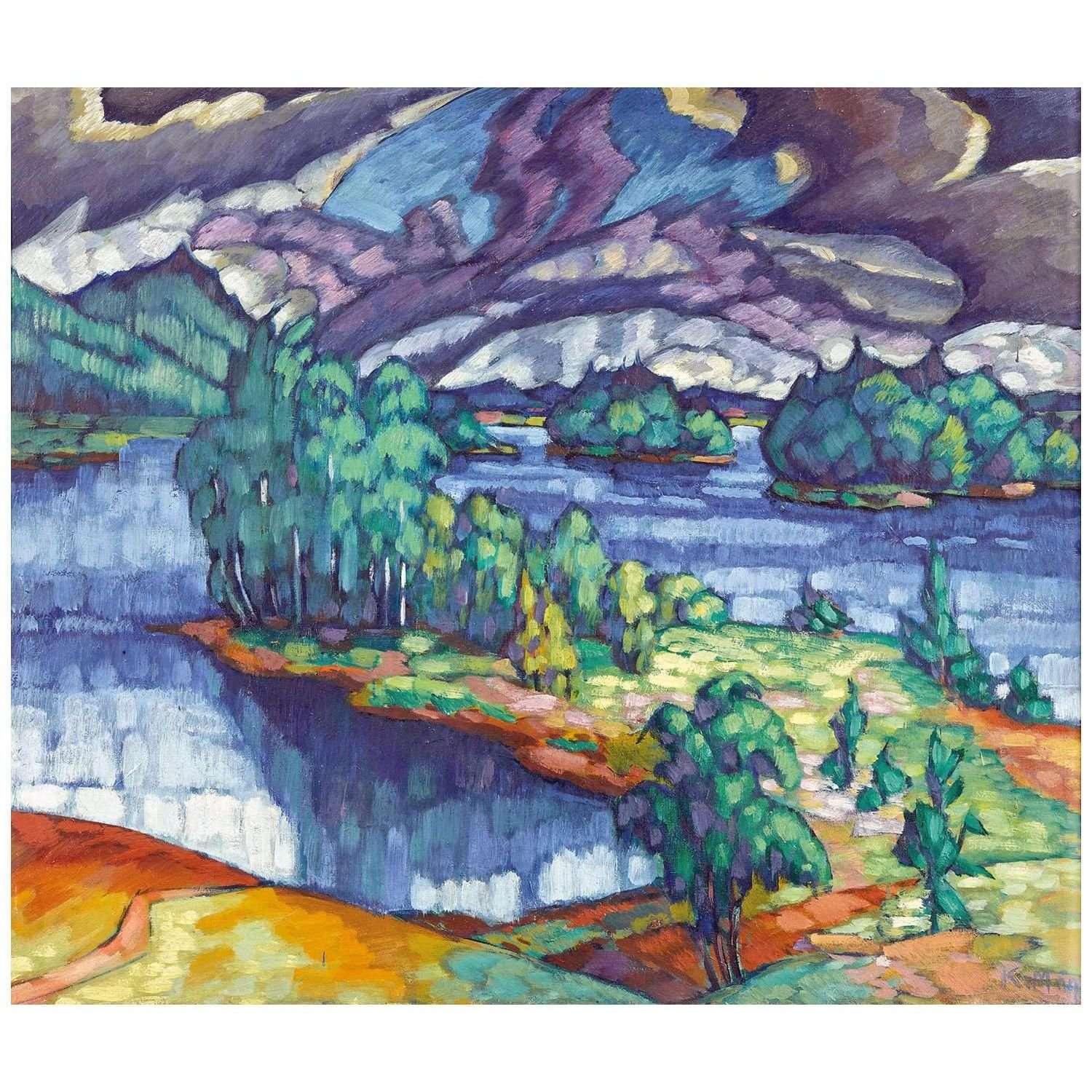  Konrad Magi. Lake Puhajarve. 1918-1920. Eesti Kunstimuuseum Tallinn