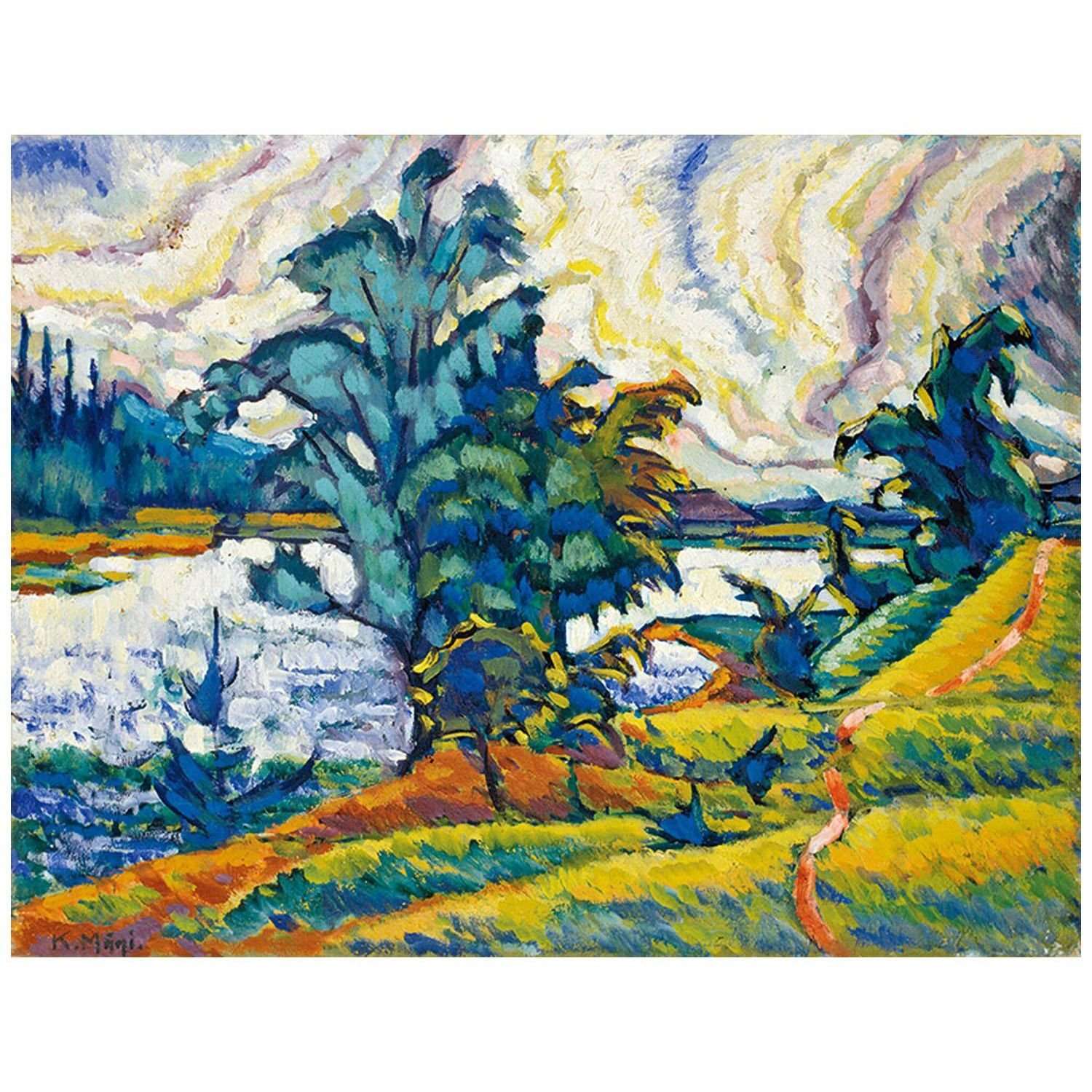  Konrad Magi. Lake Puhajarve. 1918. Eesti Kunstimuuseum Tallinn
