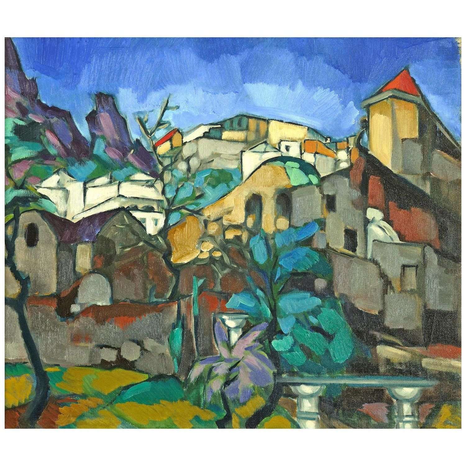  Konrad Magi. Capri Landscape. 1922. Private collection