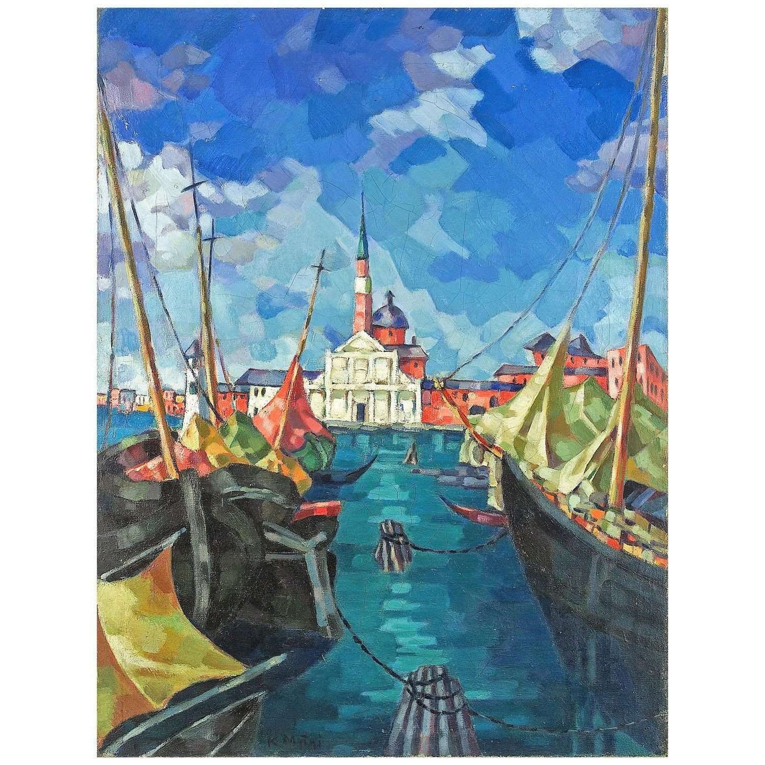  Konrad Magi. Venetian Motif. 1923. Tartu Kunstimuuseum