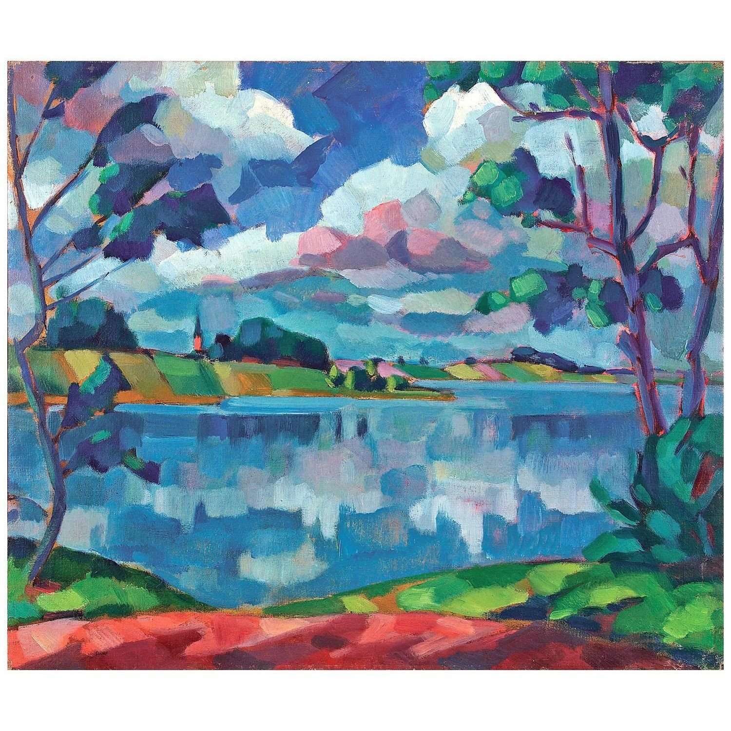  Konrad Magi. Lake Saadjarve. 1923-1924. Tartu Kunstimuuseum