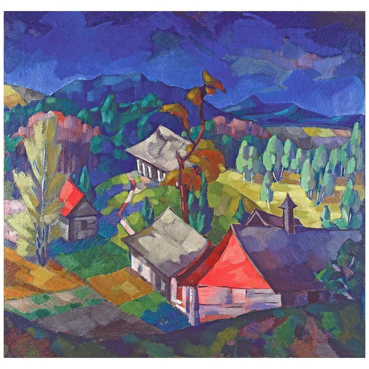  Konrad Magi. Saadjarve Landscape. 1924. Tartu Kunstimuuseum