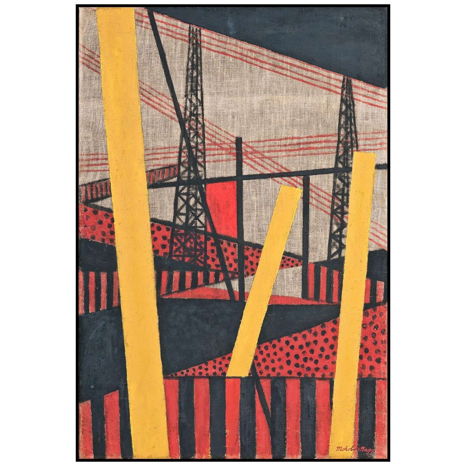  -Laszlo Moholy-Nagy. Radio and Railway Landscape. 1919. Guggenheim Museum NY