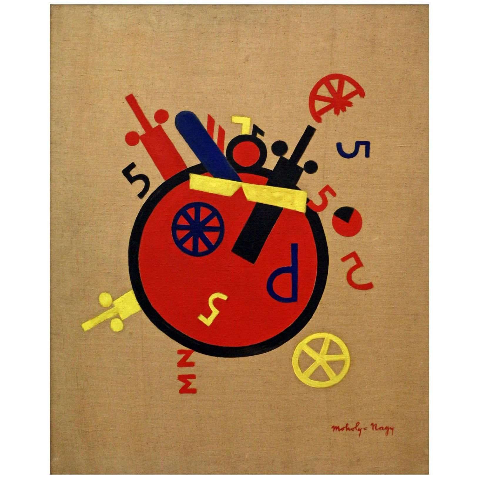  -Laszlo Moholy-Nagy. Big Machin for Emotions. 1920. Van Abbemuseum Eindhoven