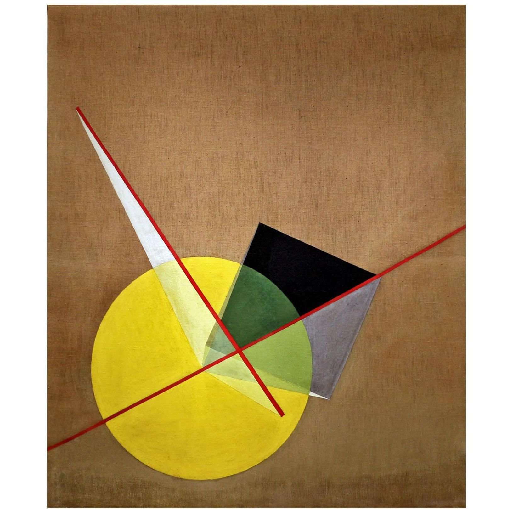  -Laszlo Moholy-Nagy. Yellow Circle and Black Square. 1921. MoMA NY