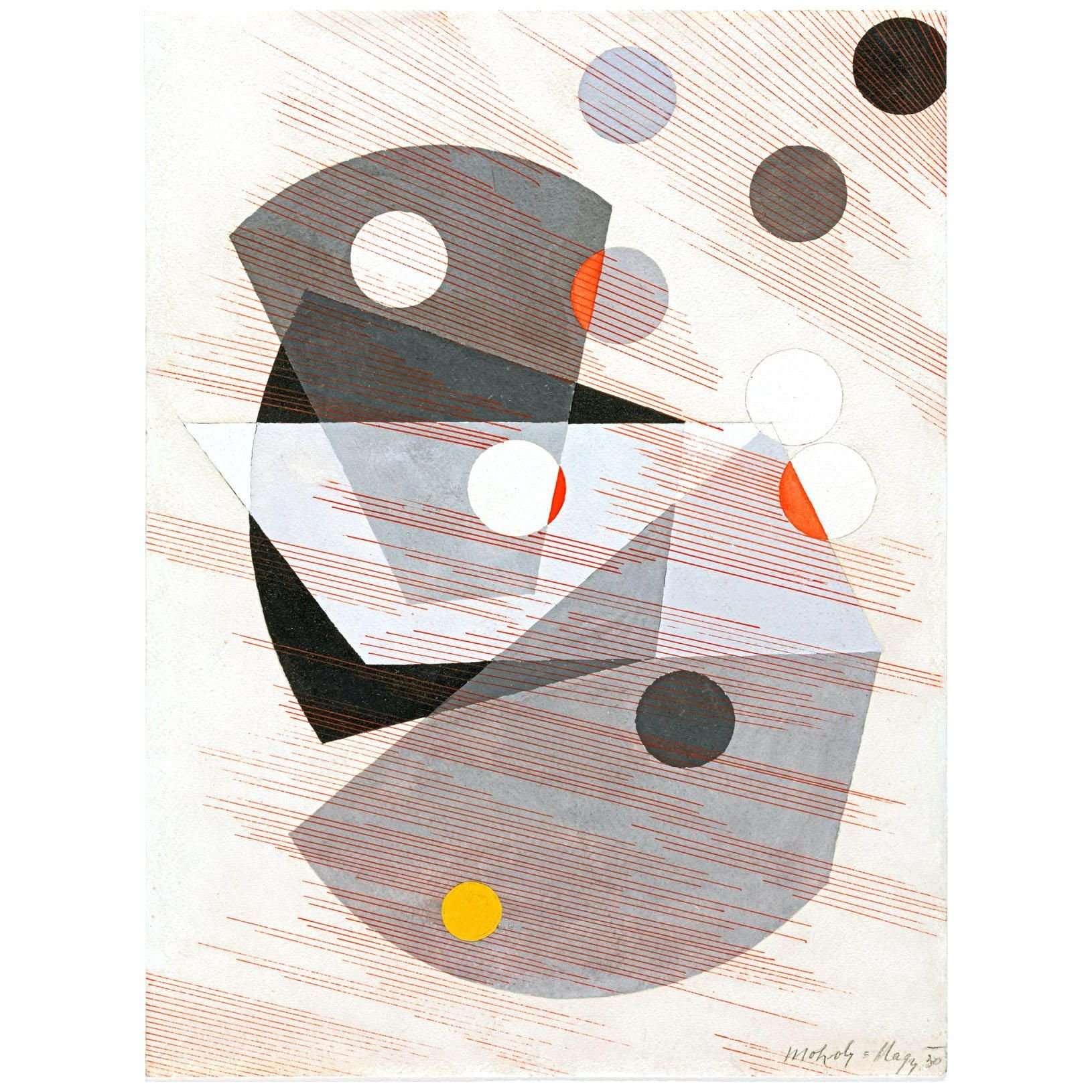  -Laszlo Moholy-Nagy. Grey Superimposition. 1930. Stadel Museum Frankfurt