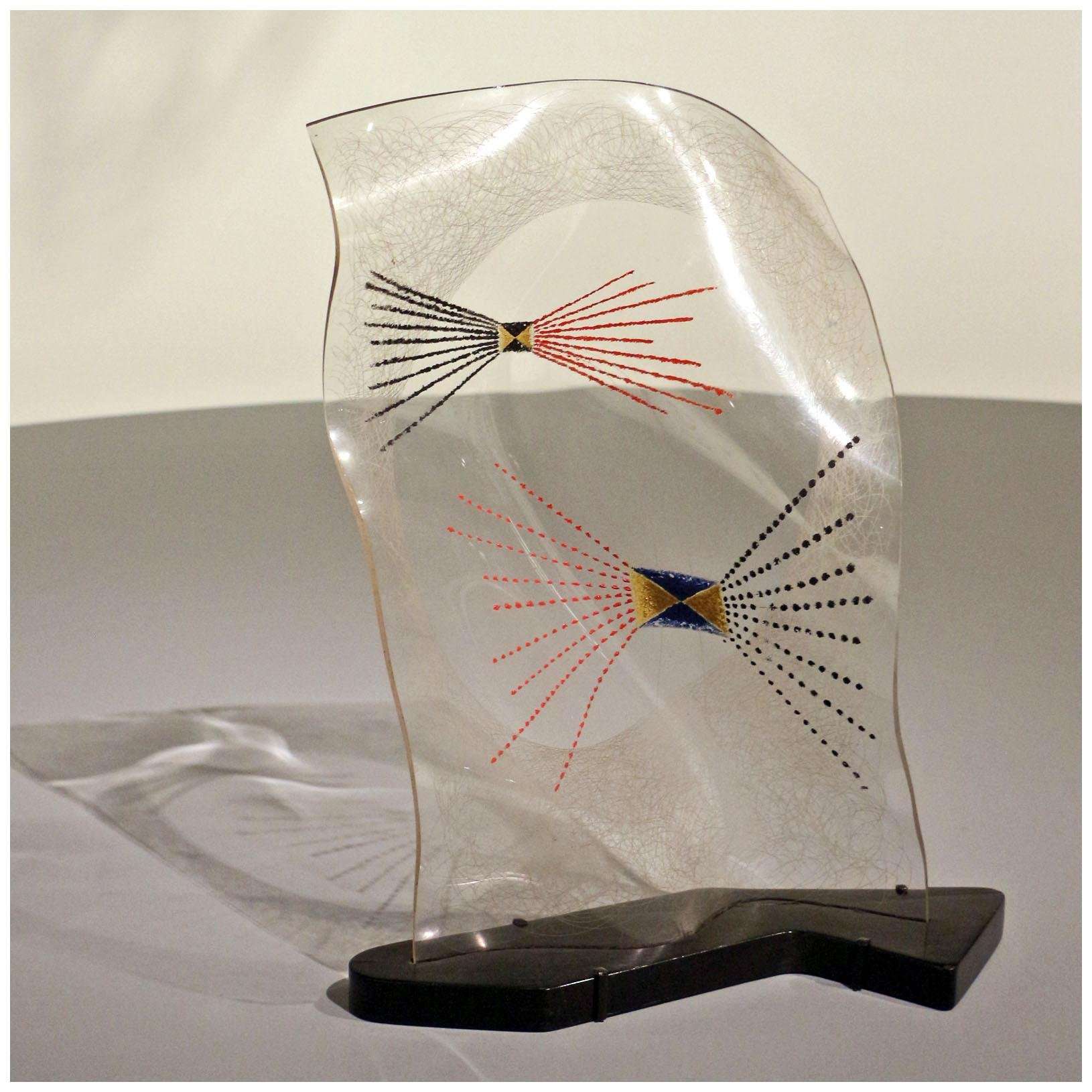  -Laszlo Moholy-Nagy. Vertical Black, Red and Blue. 1945. LACMA Los Angeles