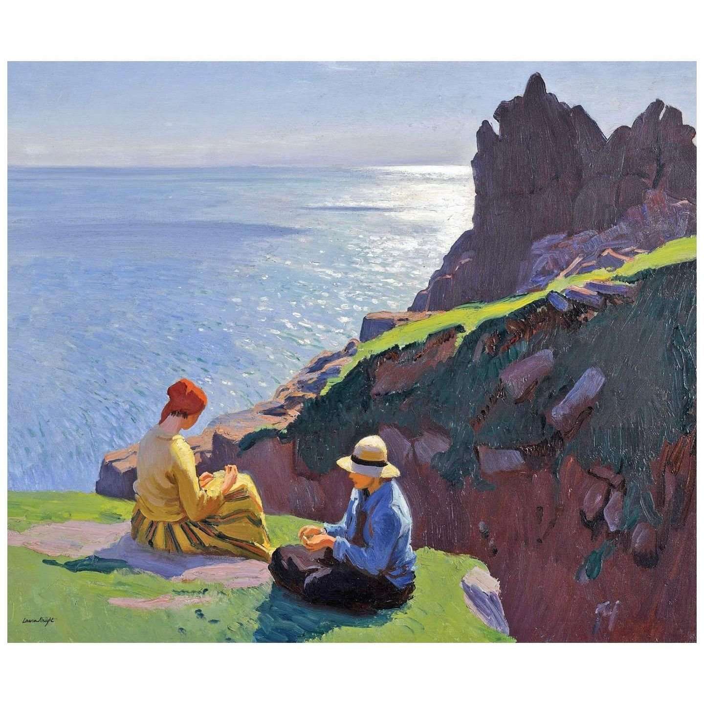  Laura Knight. On the Cliff. 1914. National Museum Wales