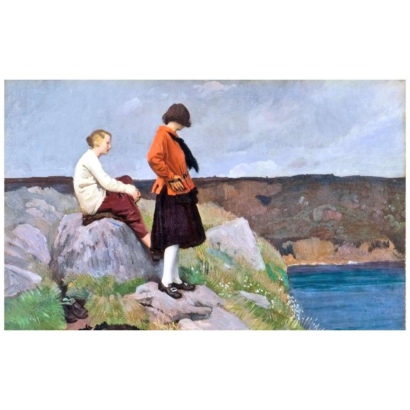  Laura Knight. The Cornish Coast. 1917. National Museum Wales