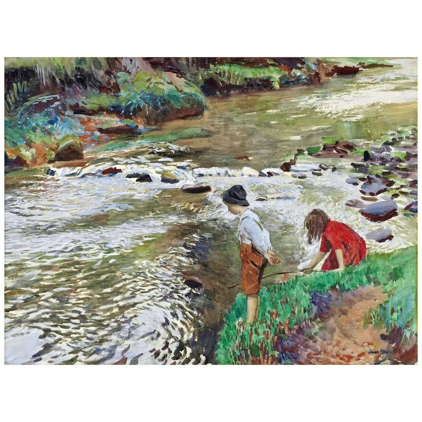  Laura Knight. Two Fishers. 1933. Gemaldegalerie Nuremberg
