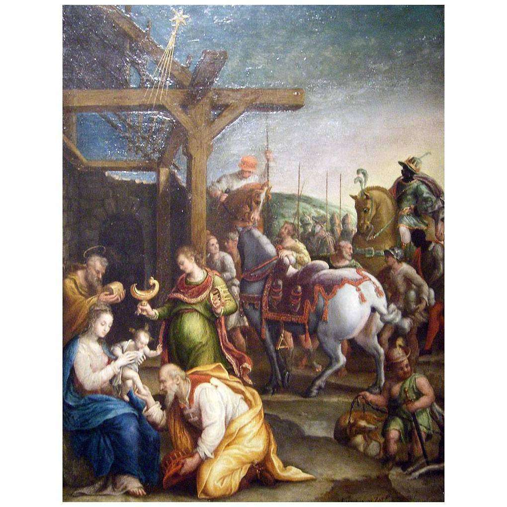  Lavinia Fontana. The Adoration of the Magi. 1560