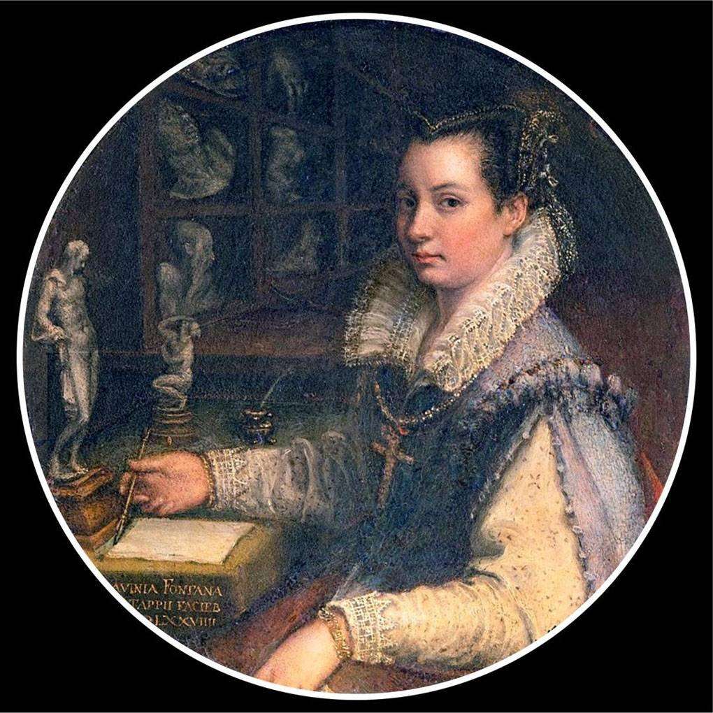  Lavinia Fontana. Self-Portrait. 1579. Uffizi